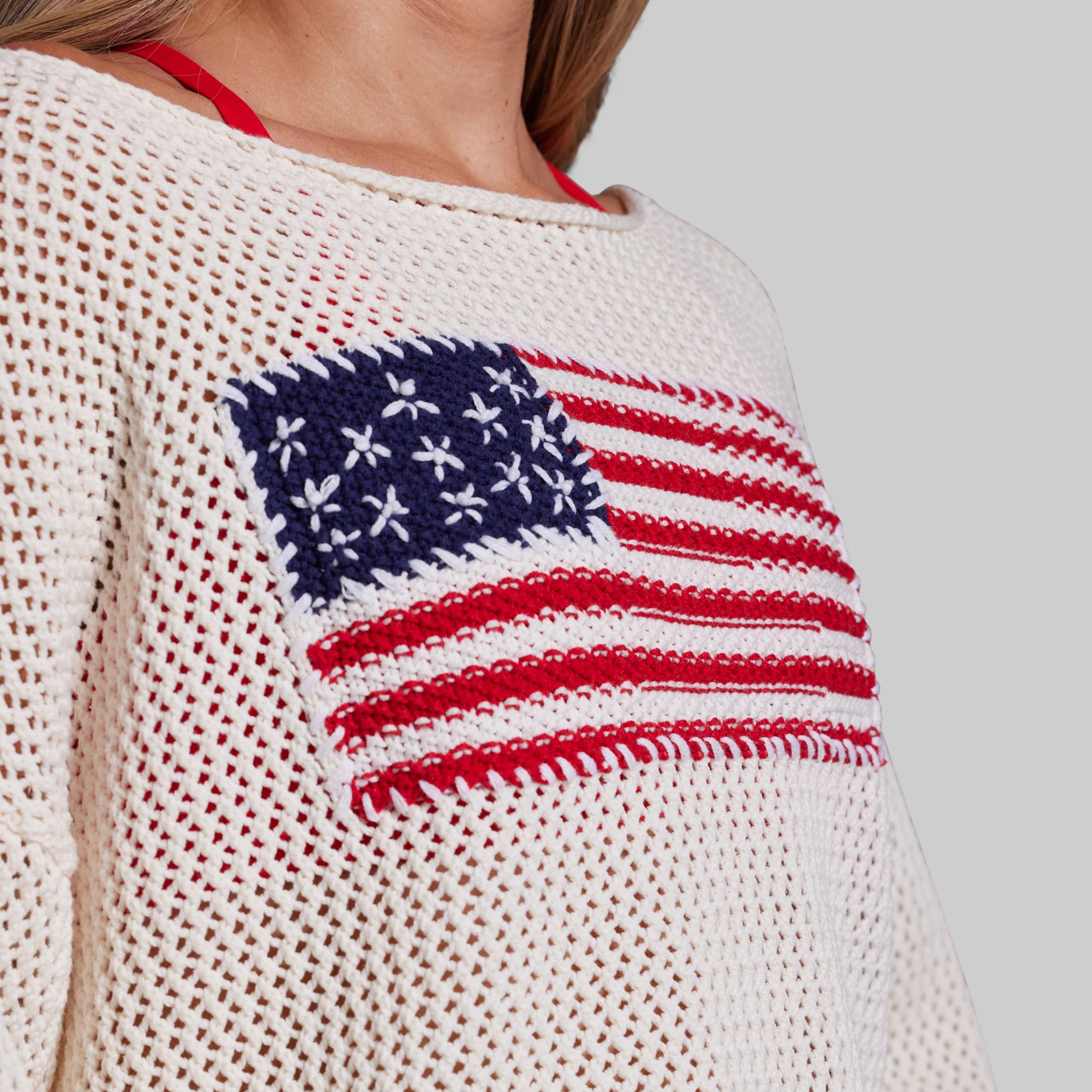 All American Sweater (Ivory) - Image 4