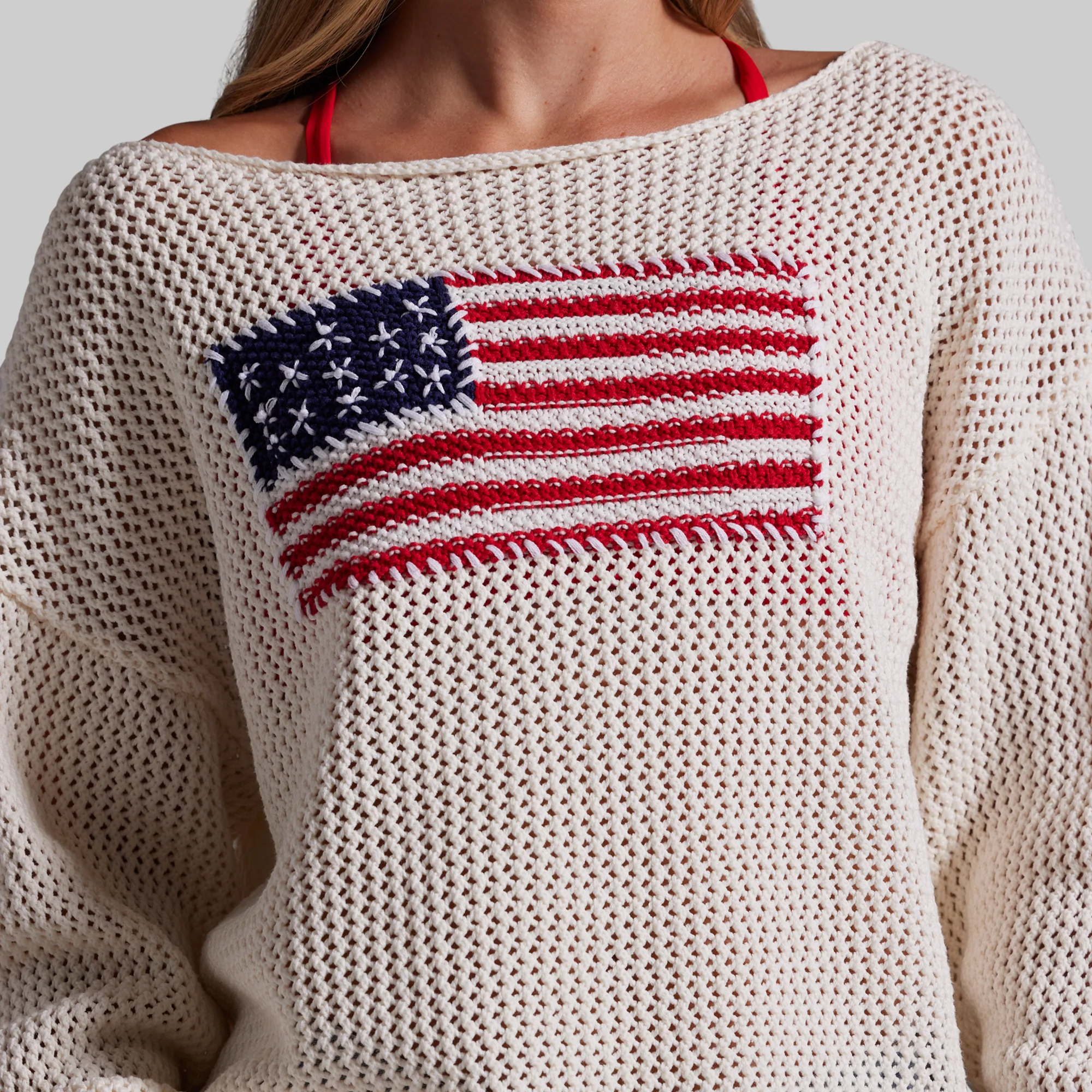 All American Sweater (Ivory) - Image 5