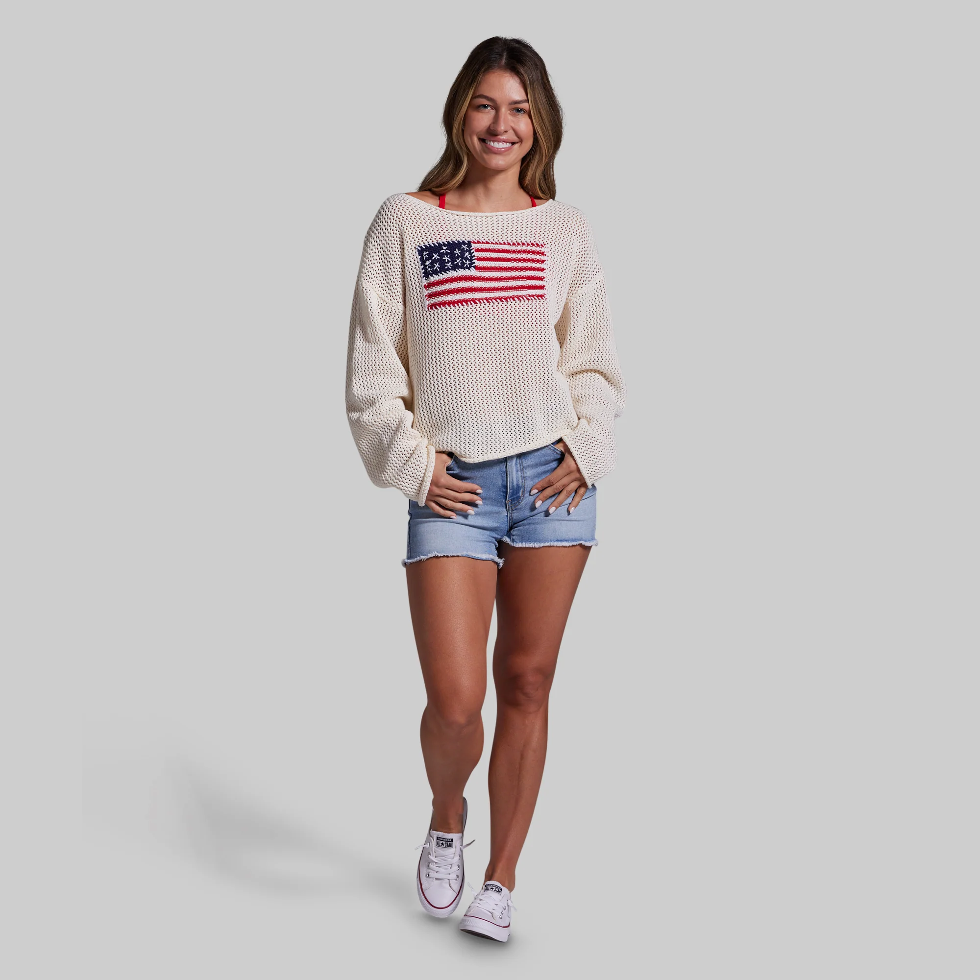 All American Sweater (Ivory) - Image 7