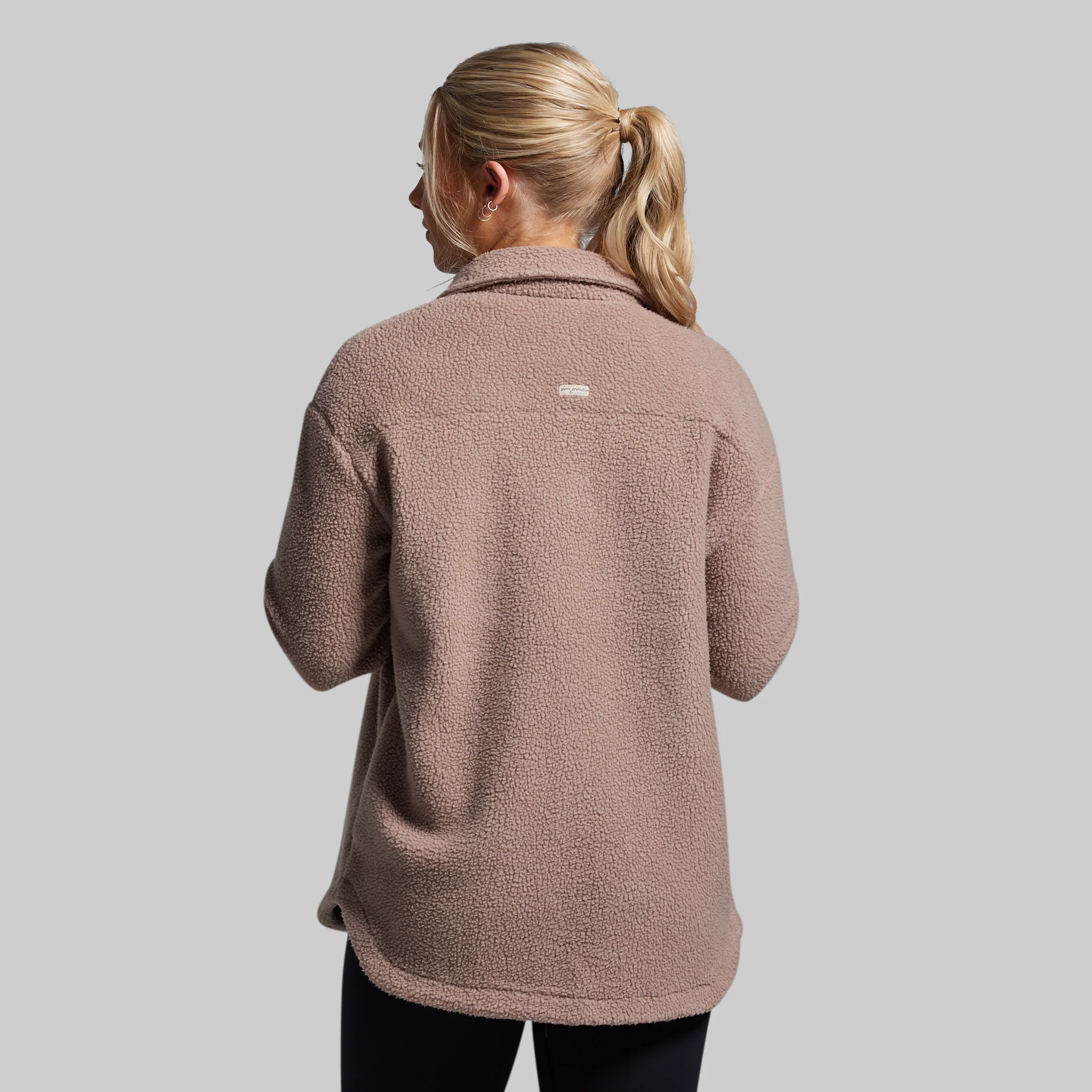 Between the Lines Fleece Jacket (Java) - Image 5