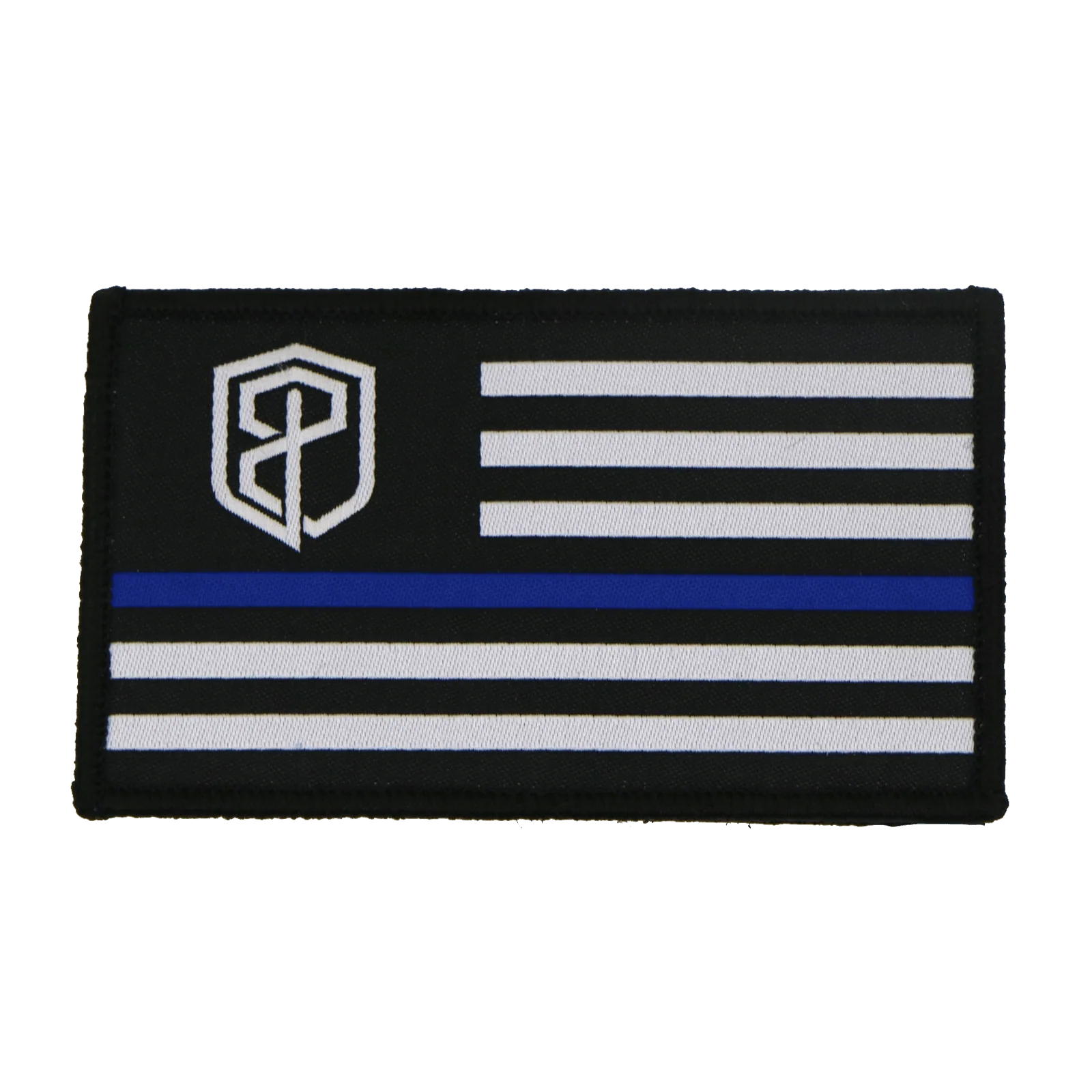 Born Primitive Velcro Flag Patch (Thin Blue Line)