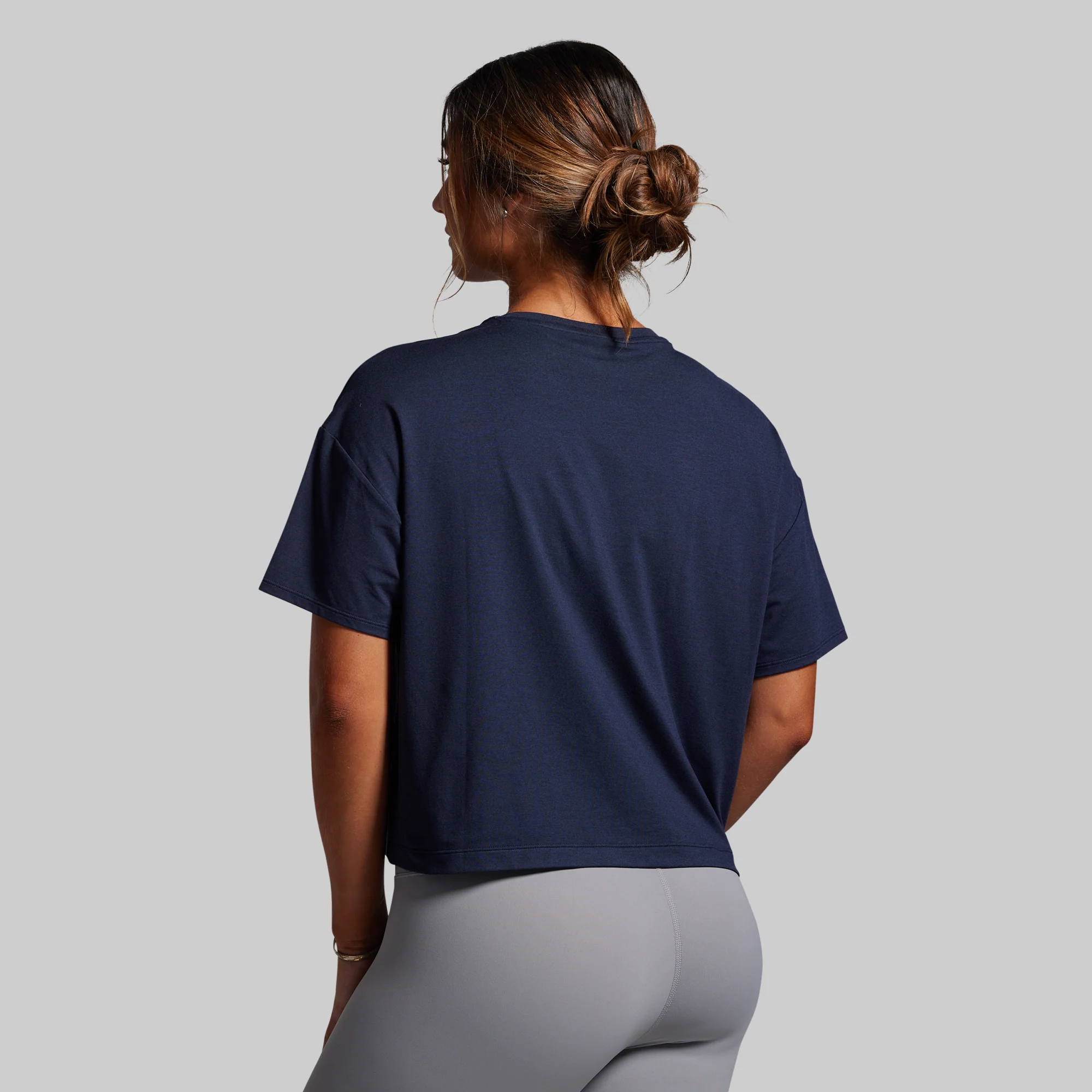 BP Premium Basic Crop Tee (BP Navy) - Image 2