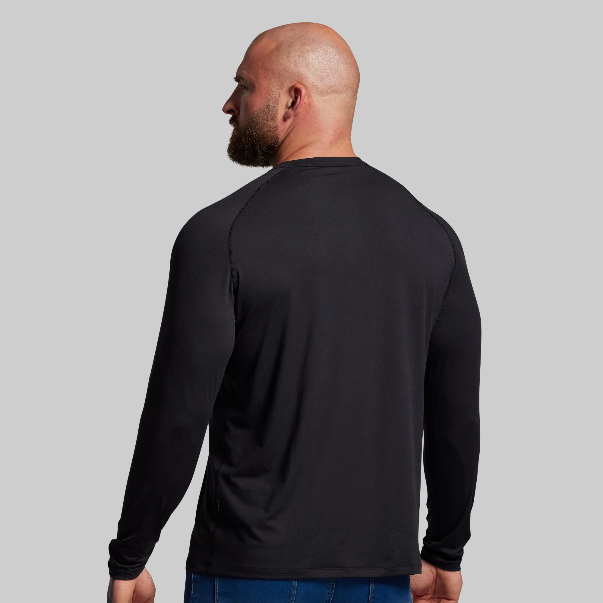 BP Premium Basic Henley (Black) - Image 2