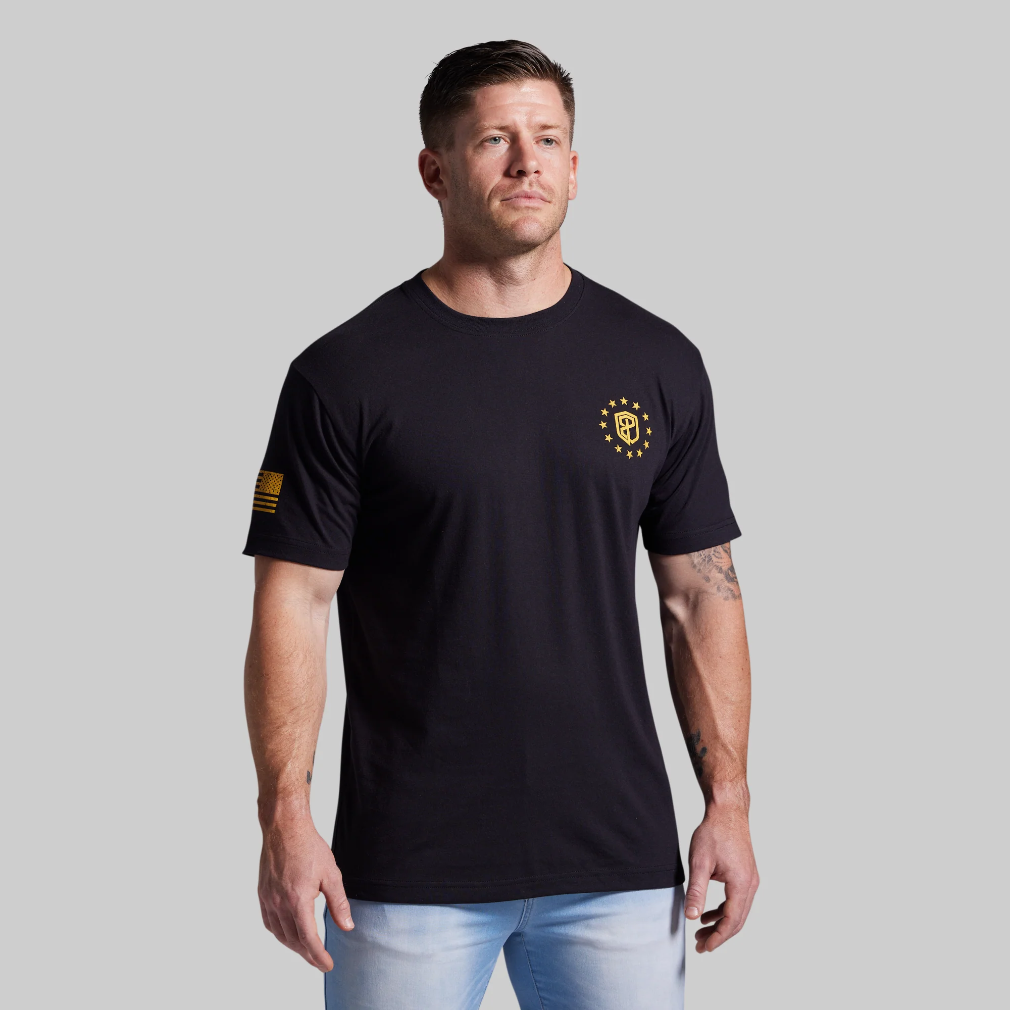 Don't Tread On Me Tee (Black) - Image 2