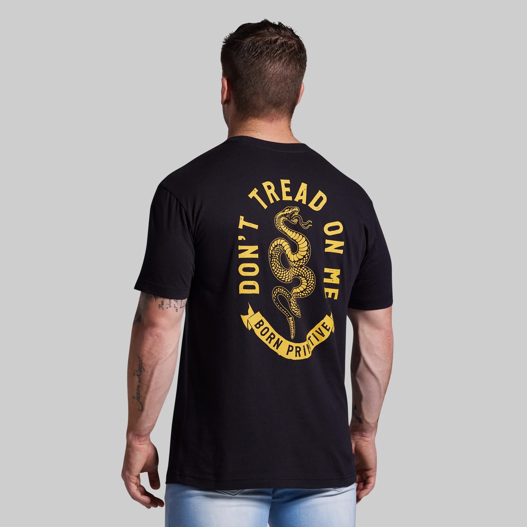 Don't Tread On Me Tee (Black) - Image 5