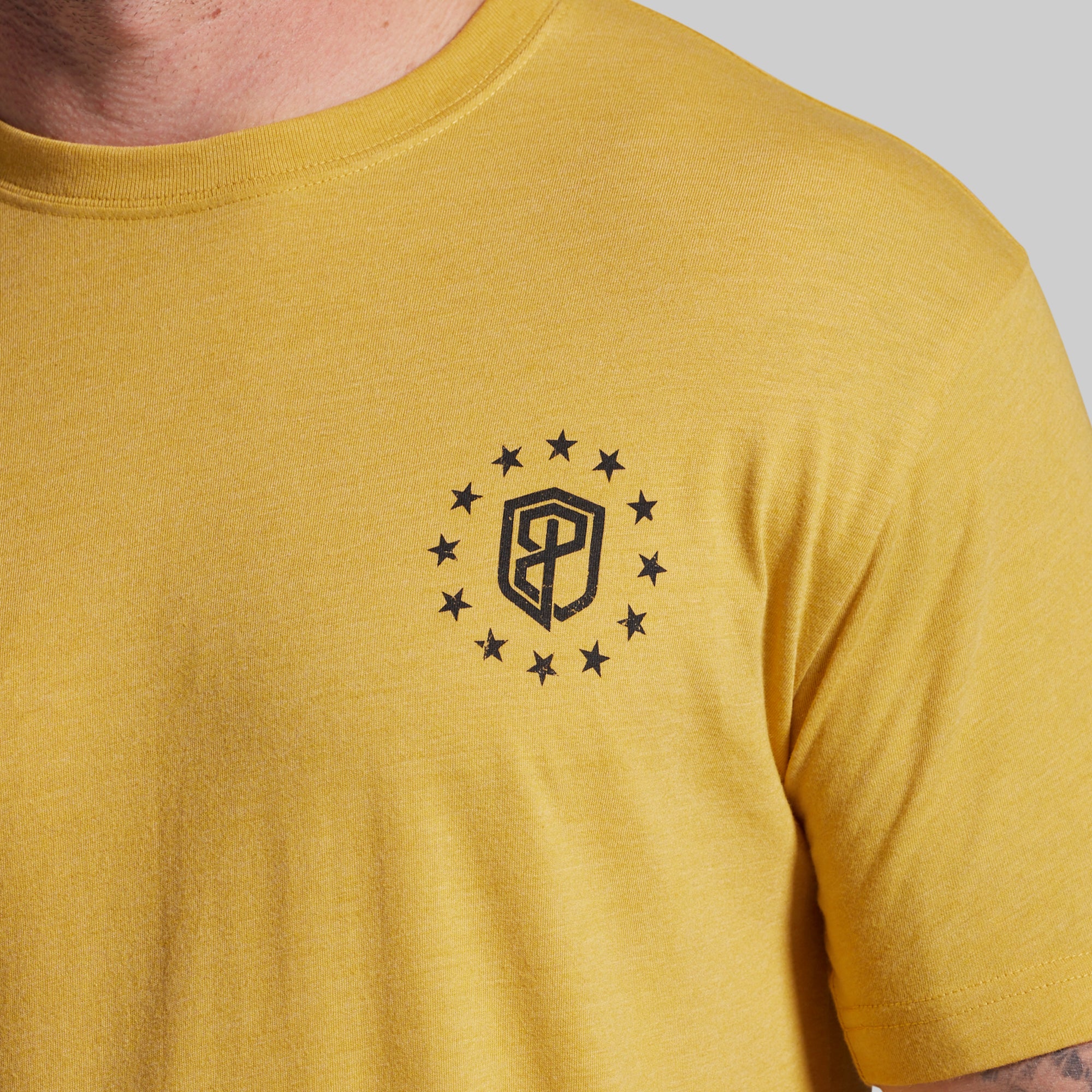 Don't Tread On Me Tee (Mustard) - Image 3