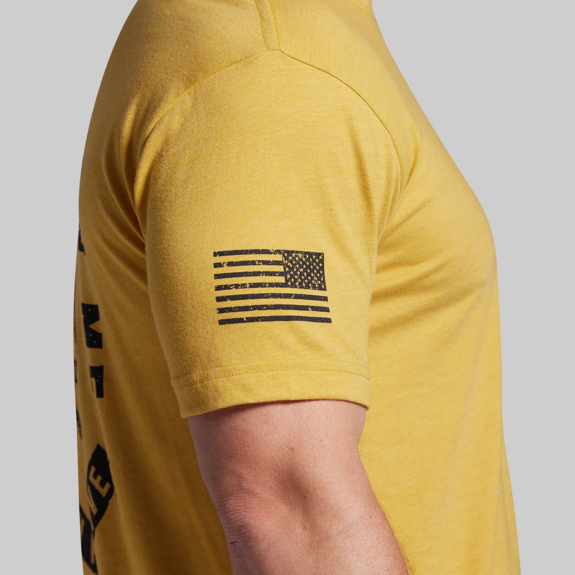 Don't Tread On Me Tee (Mustard) - Image 4