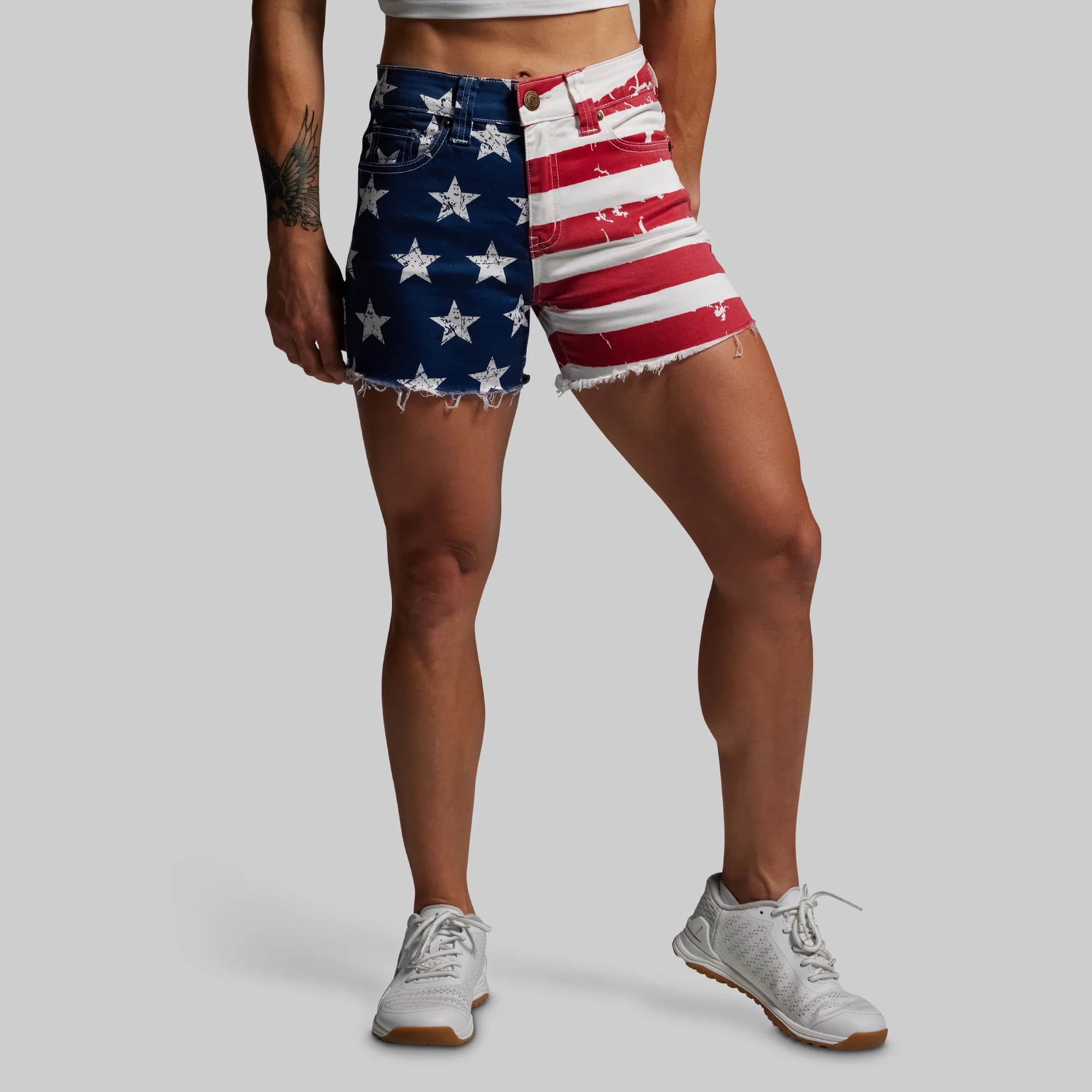 FLEX Stretchy Jean Short (American Flag) - Image 6