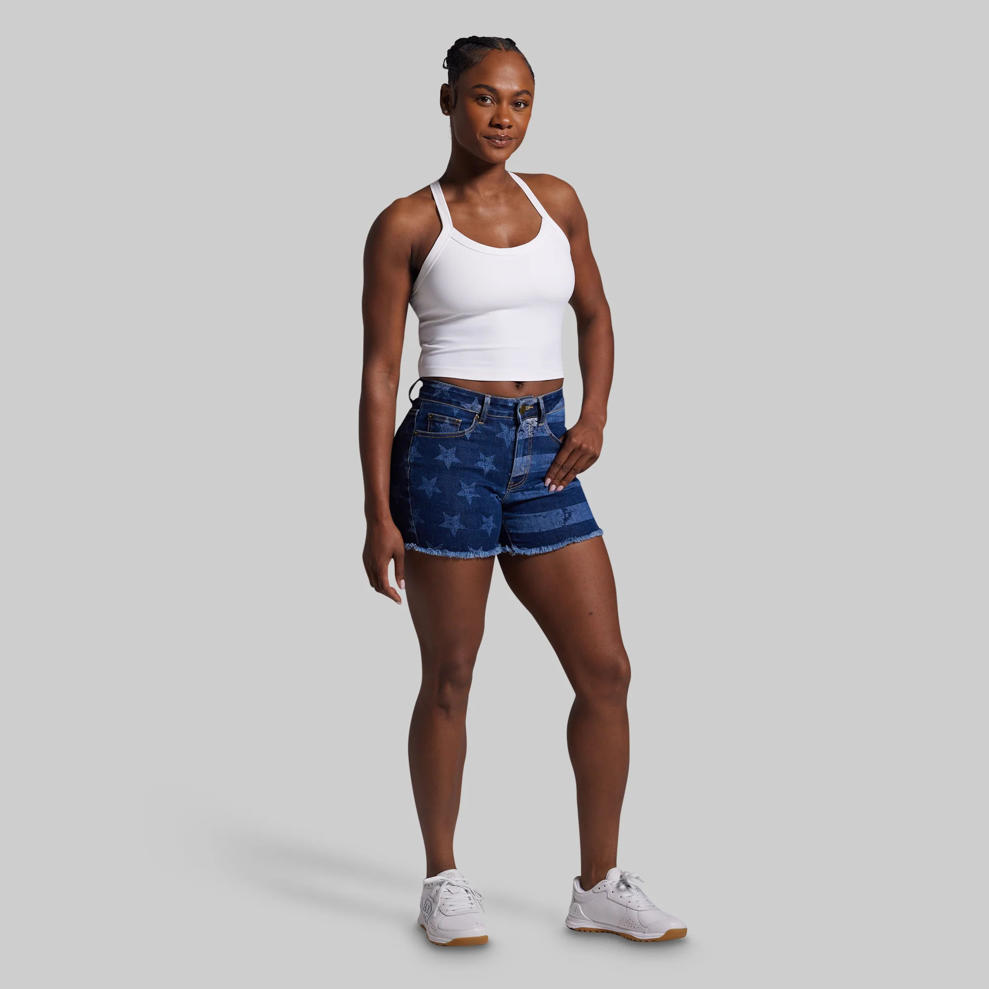FLEX Stretchy Jean Short (Dark Americana) - Image 6