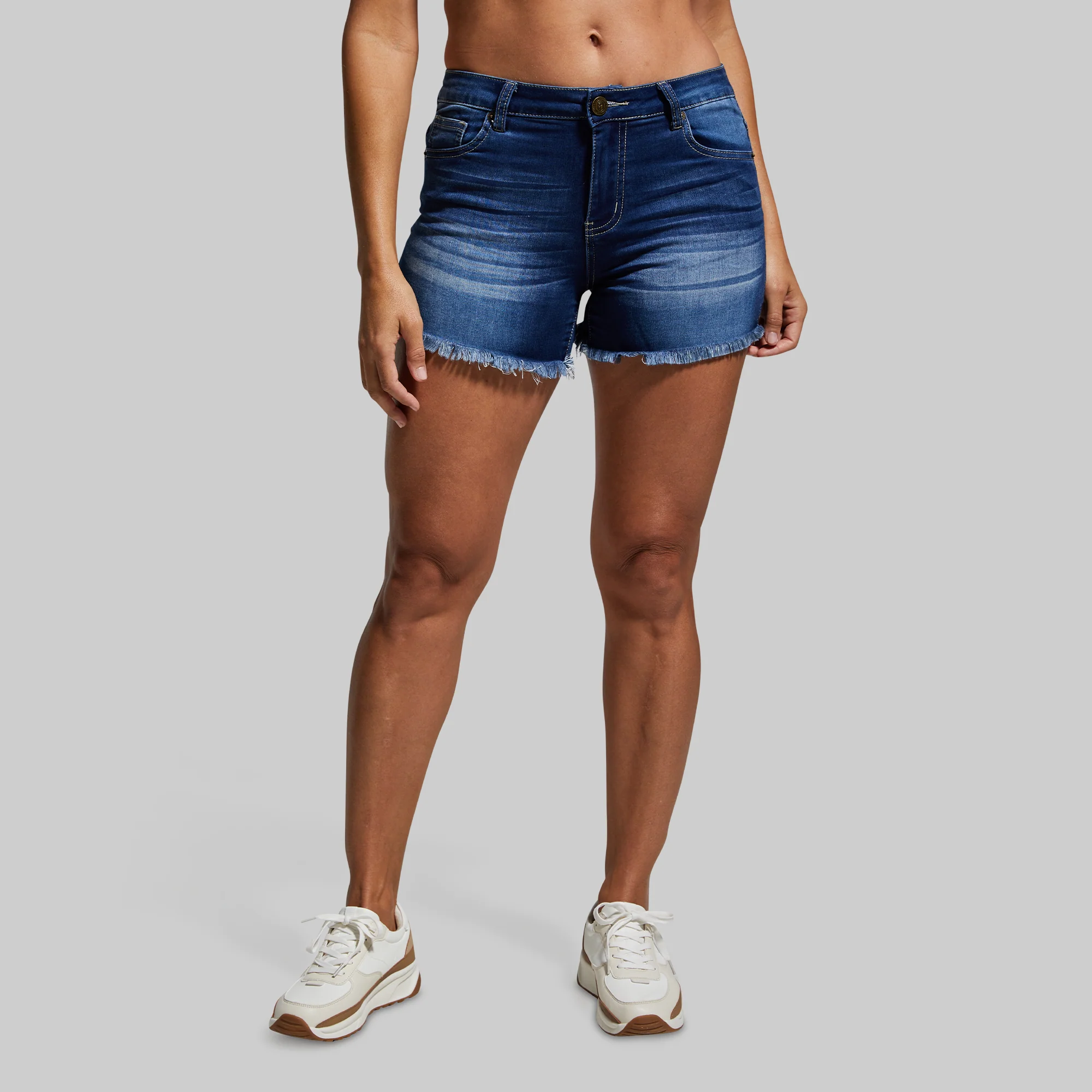 FLEX Stretchy Jean Short (Dark Wash) - Image 2
