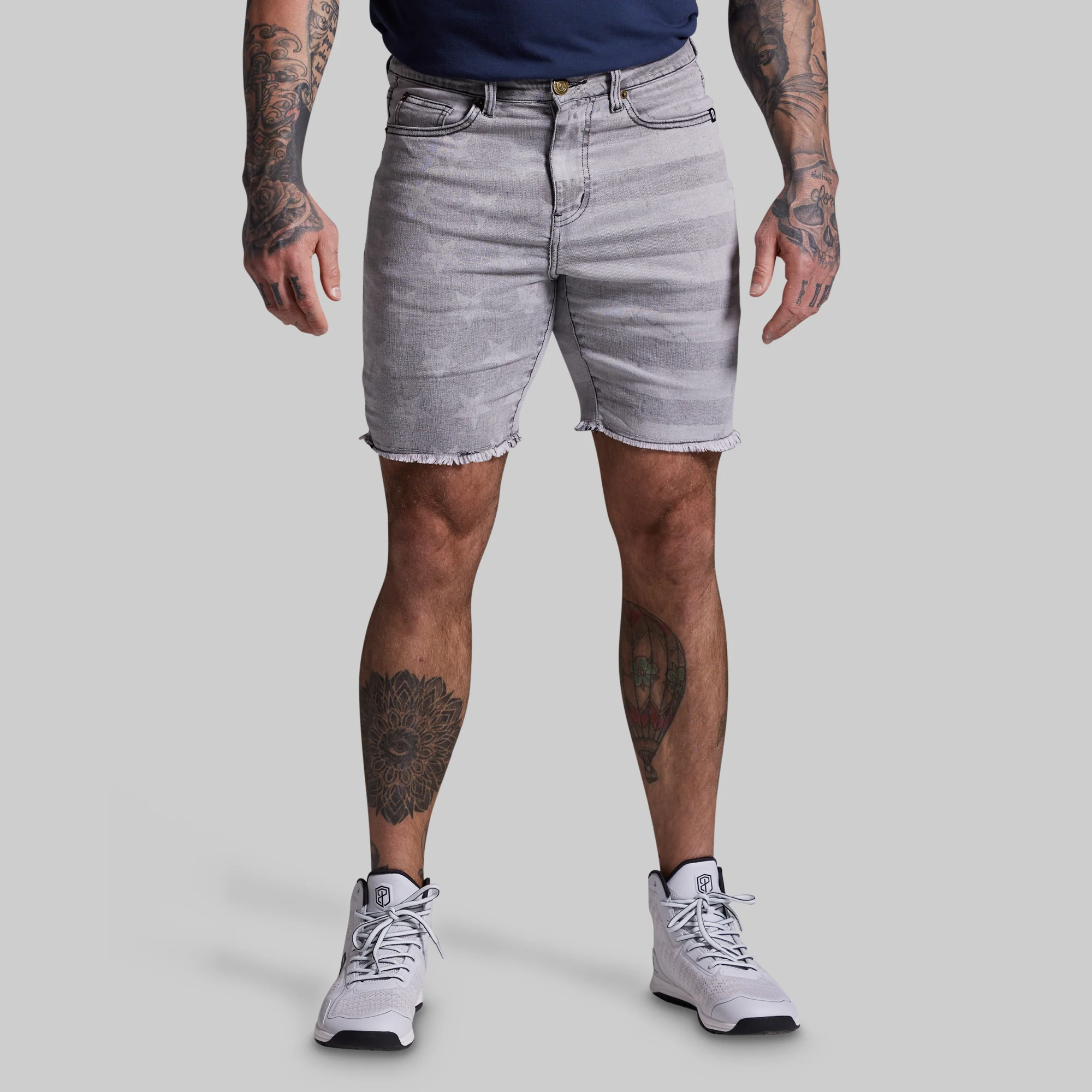 FLEX Stretchy Jort 7" (Ash Americana) - Image 4