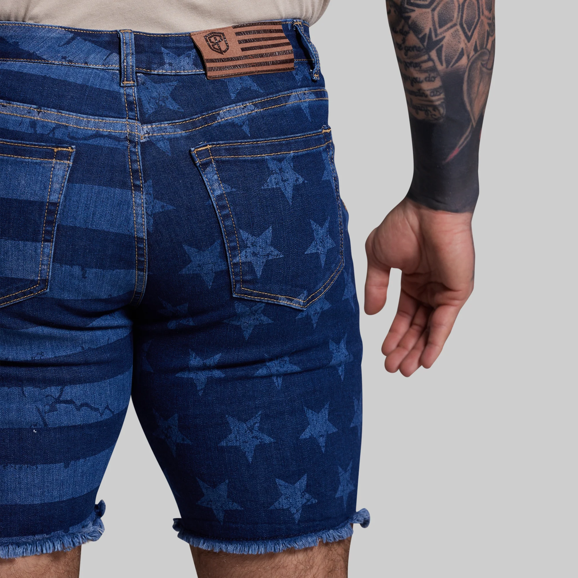 FLEX Stretchy Jort 7" (Dark Americana) - Image 5