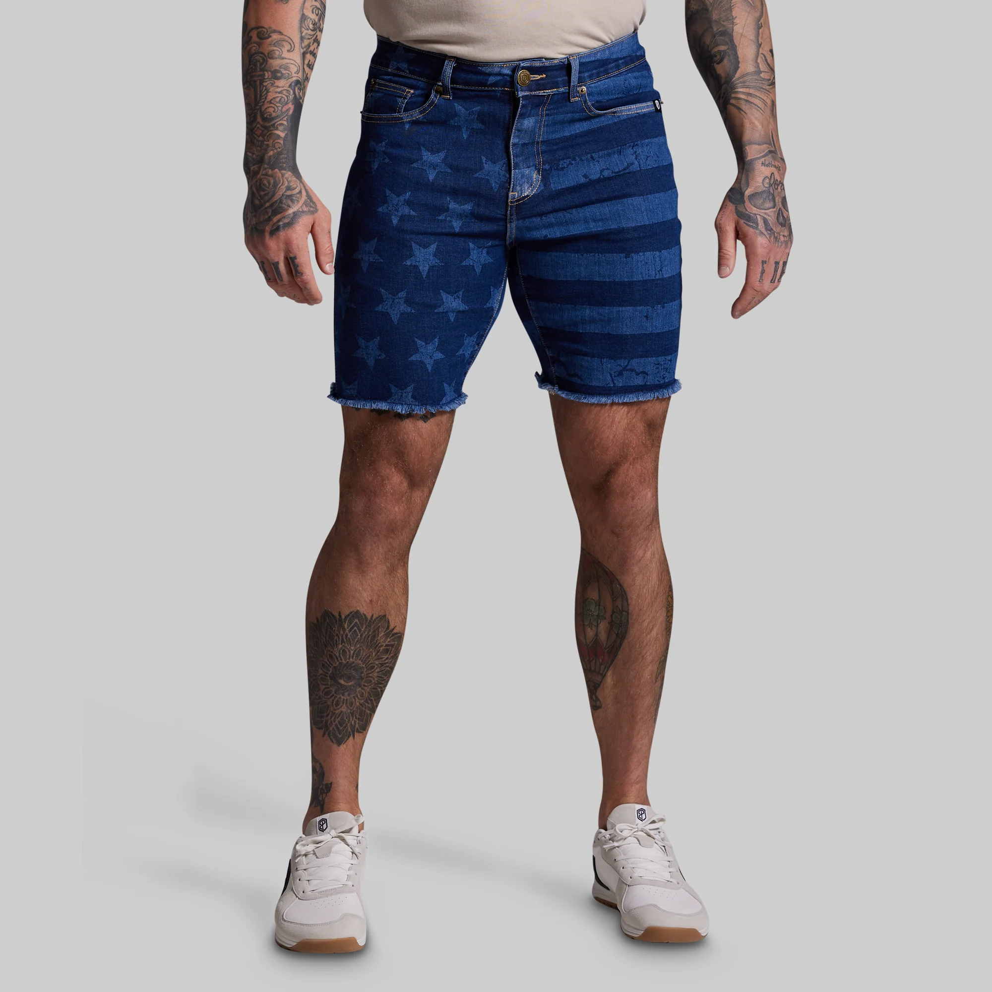 FLEX Stretchy Jort 7" (Dark Americana) - Image 7