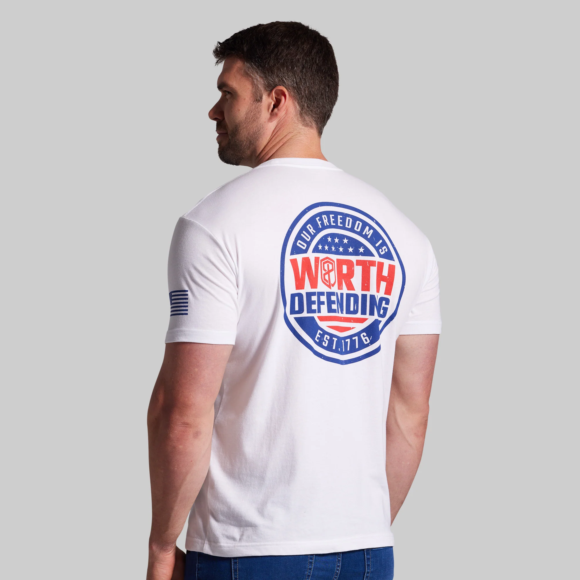 Freedom Defended Tee (White) - Image 6