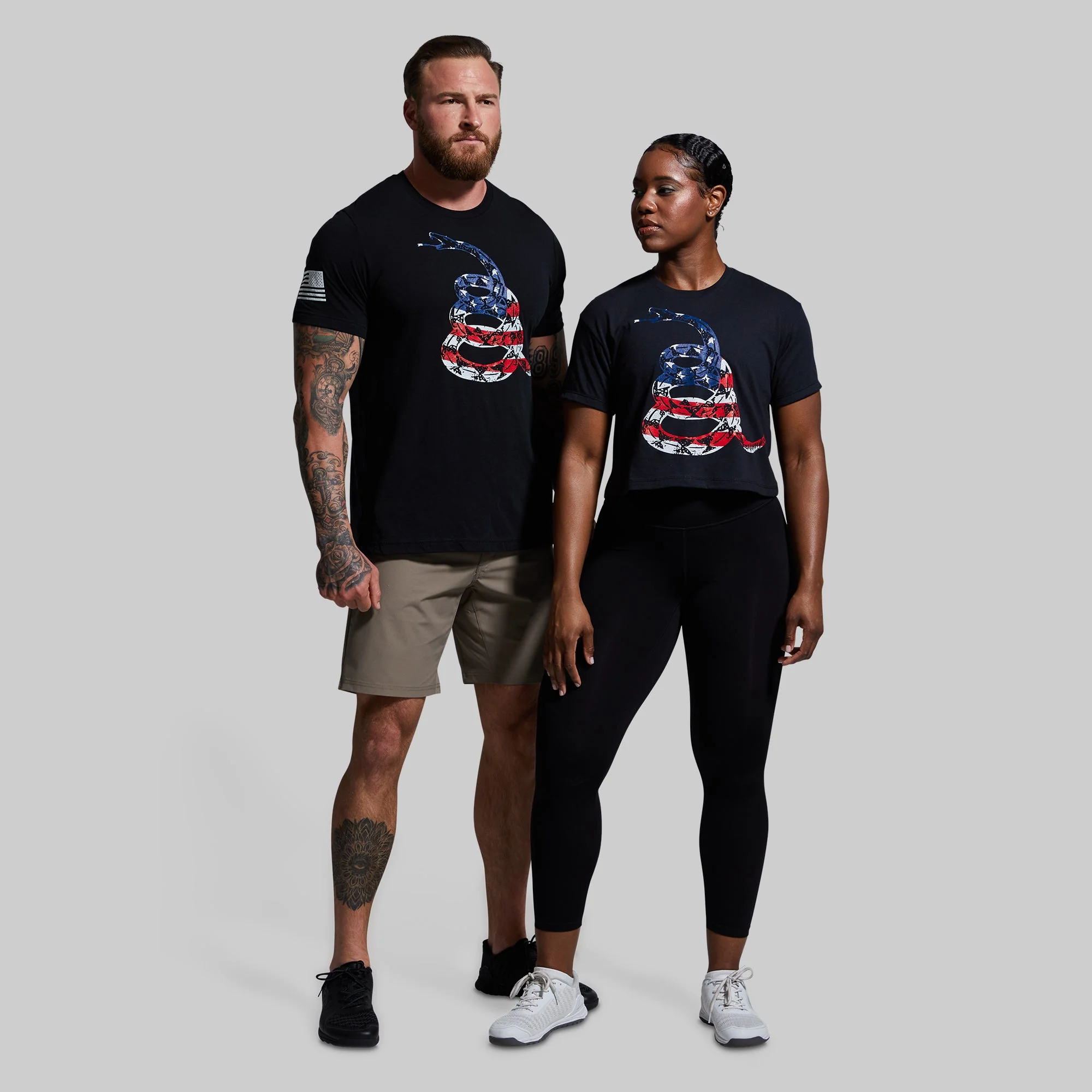 Gadsden Flag Crop Tee (USA) - Image 6