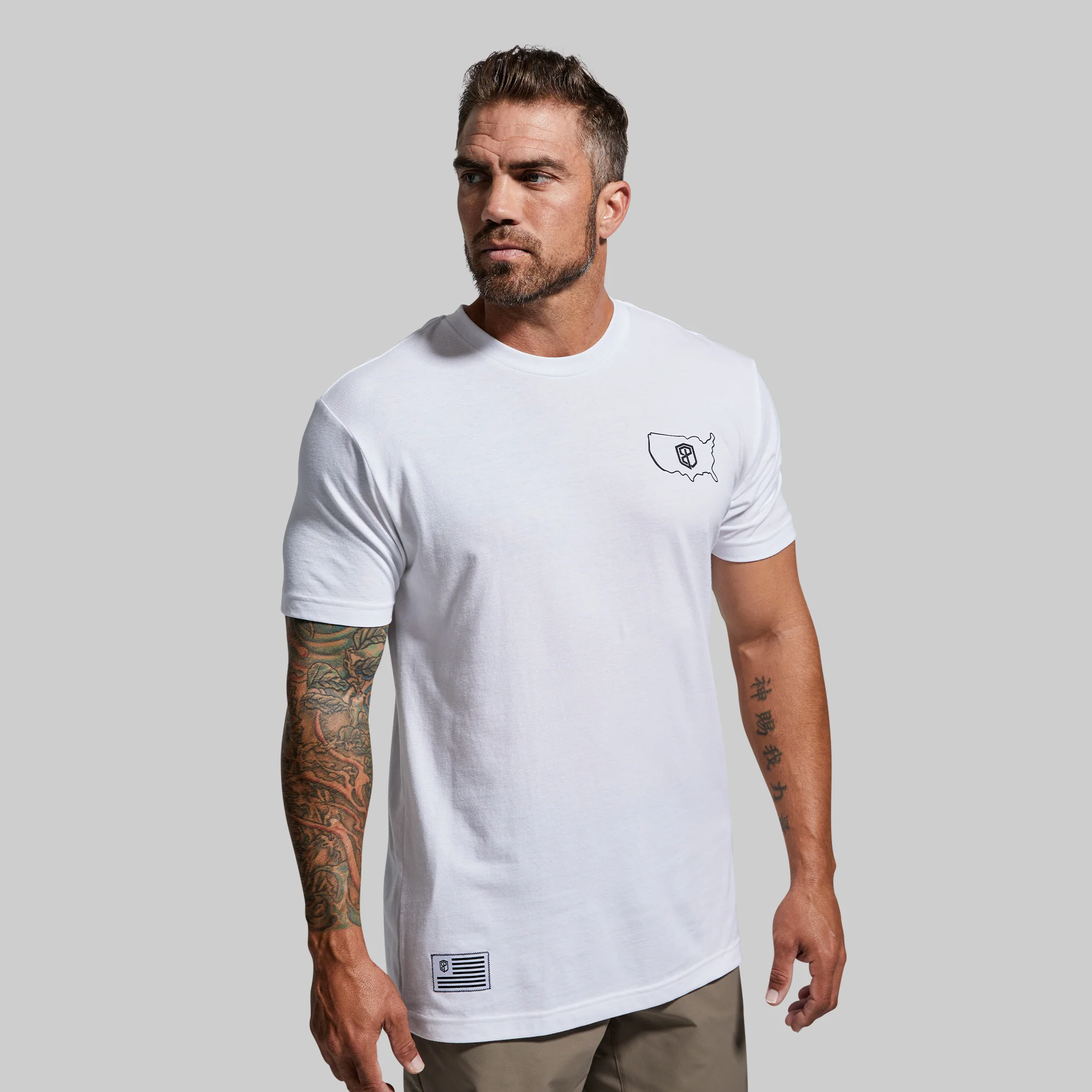 Home of the Brave Tee (White) - Image 2