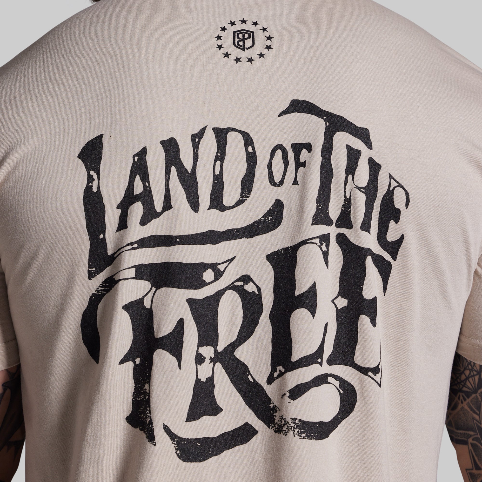 Land of the Free Tee (Tan) - Image 5