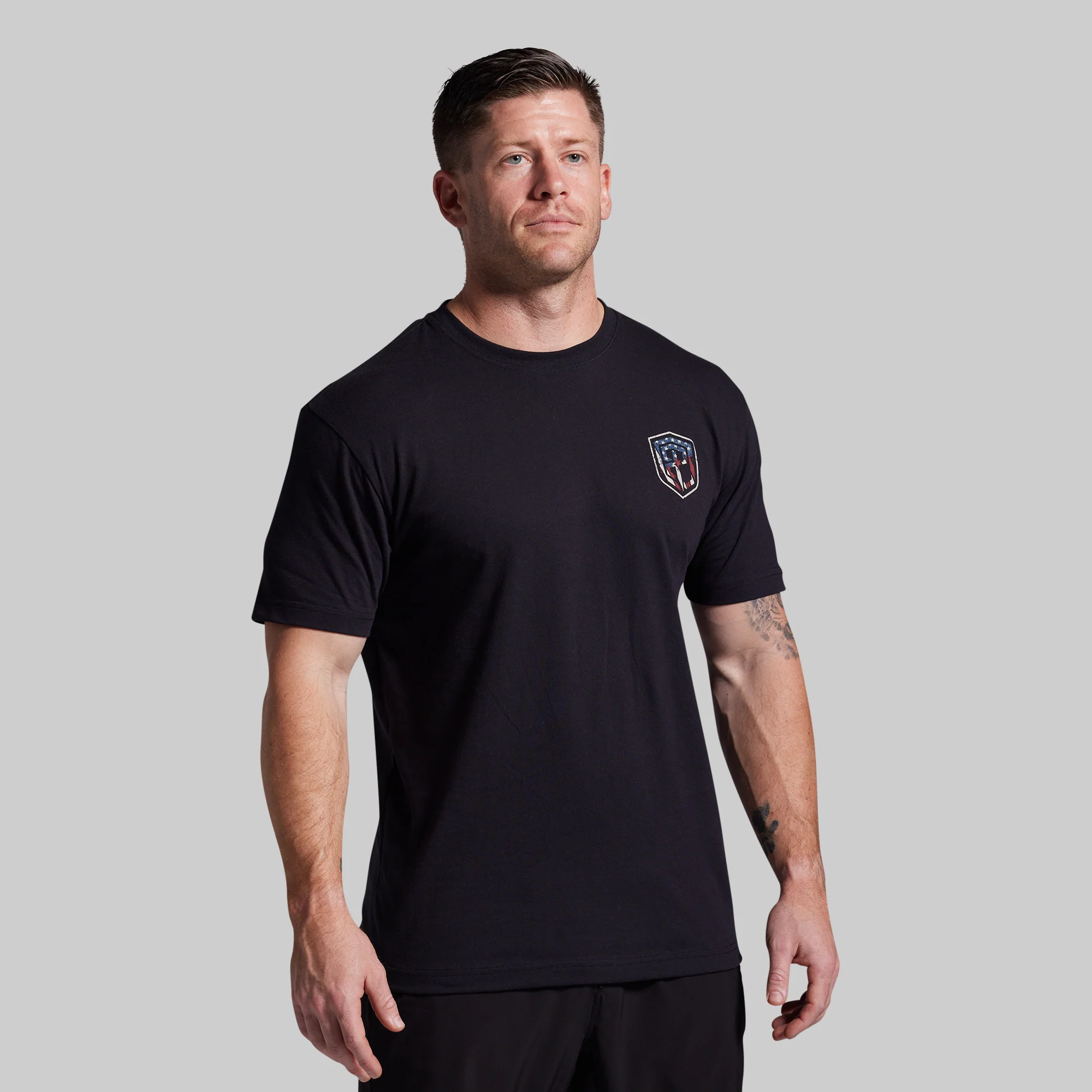 Liberty Shield Tee (Black) - Image 2