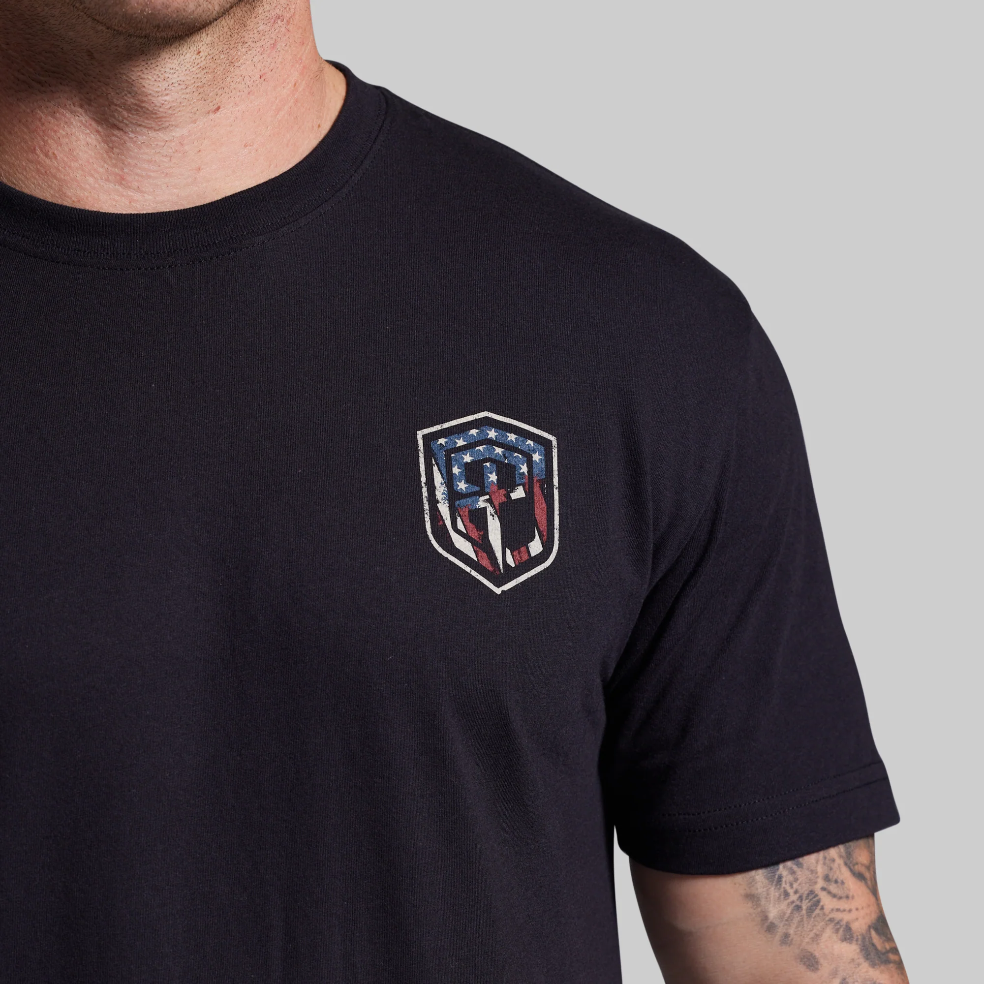 Liberty Shield Tee (Black) - Image 3