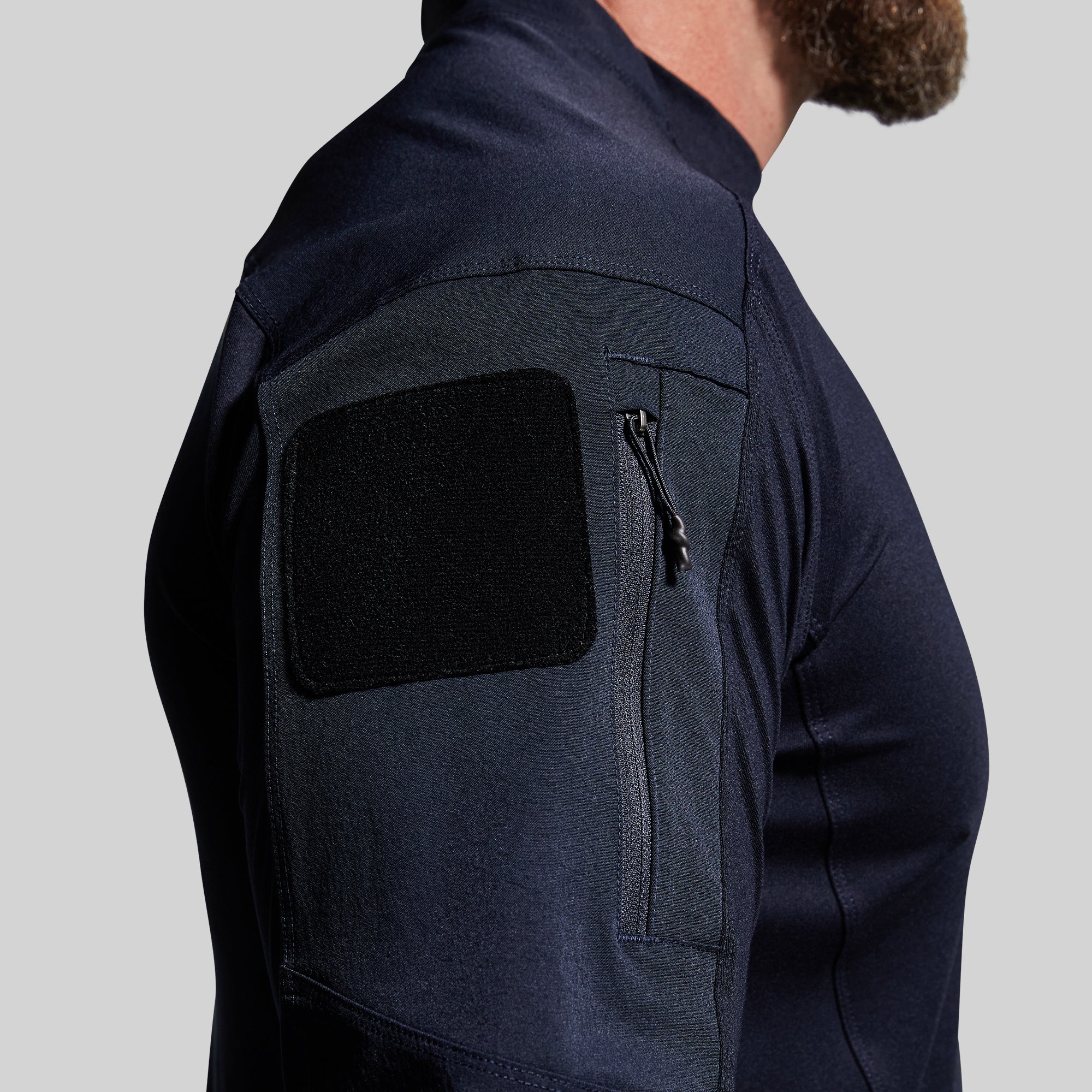 Long Sleeve Op Top (Police Blue) - Image 2