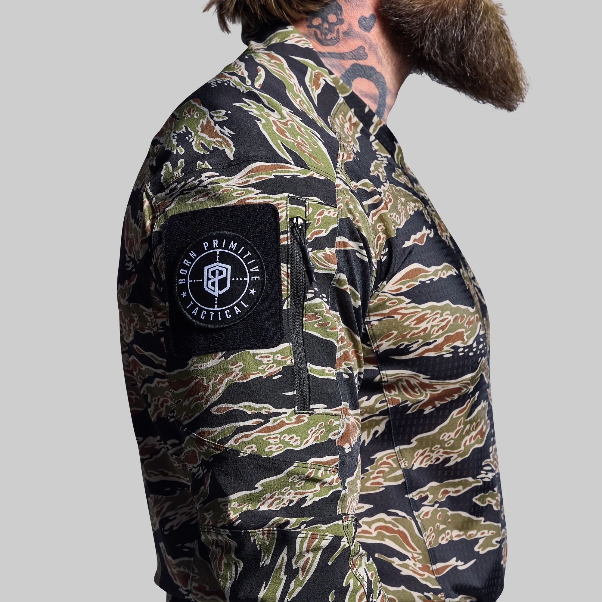 Long Sleeve Op Top Pro (Jungle Tiger) - Image 7