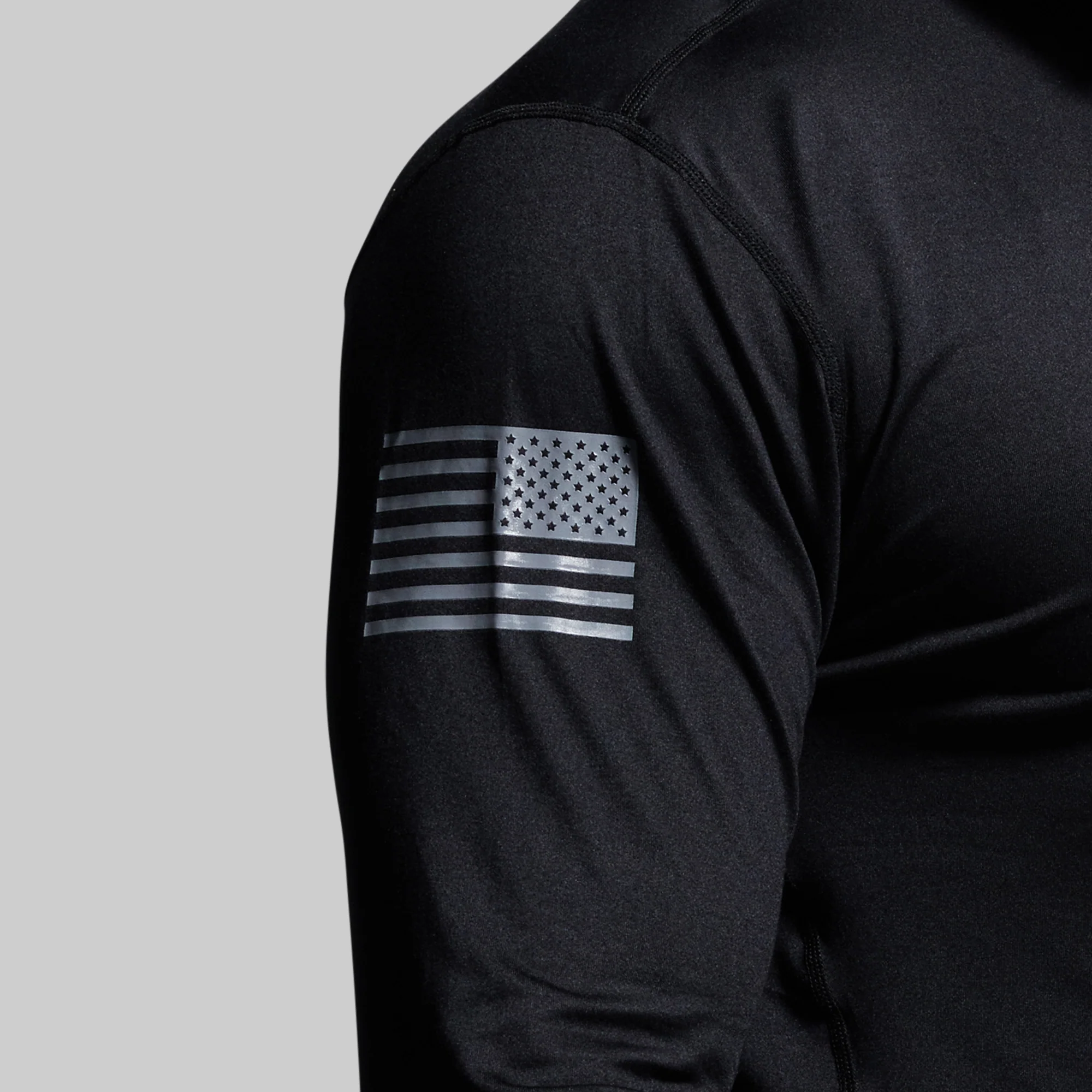 Long Sleeve Range Shirt Flag (Black) - Image 2