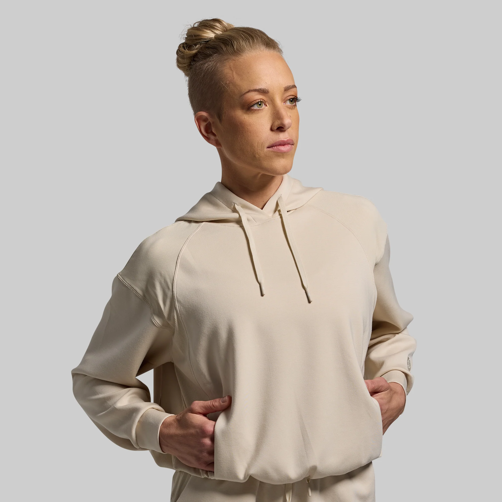 Lounge Lux Short Set (Oatmeal) - Image 3