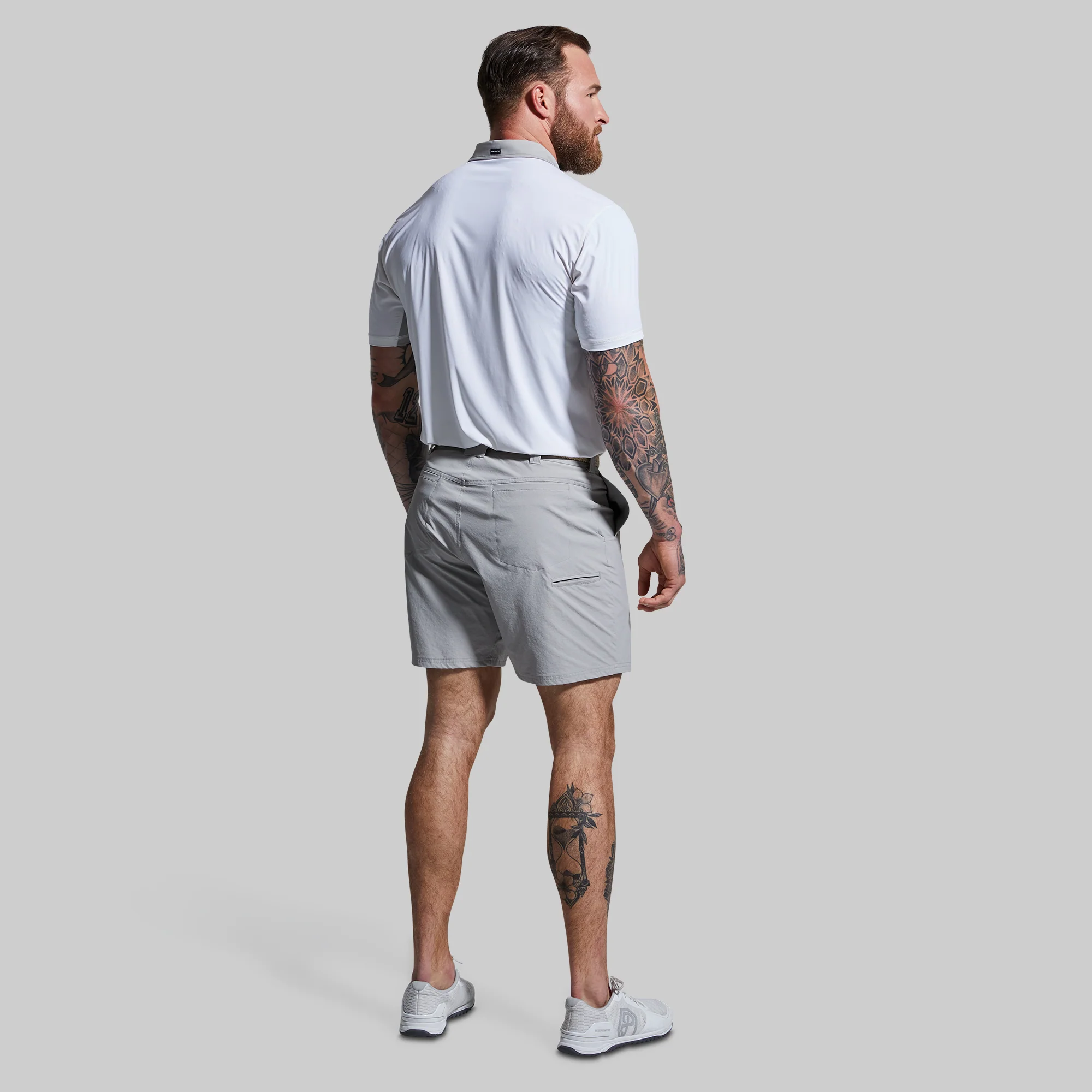 Men's Tek Polo (White) - Image 5