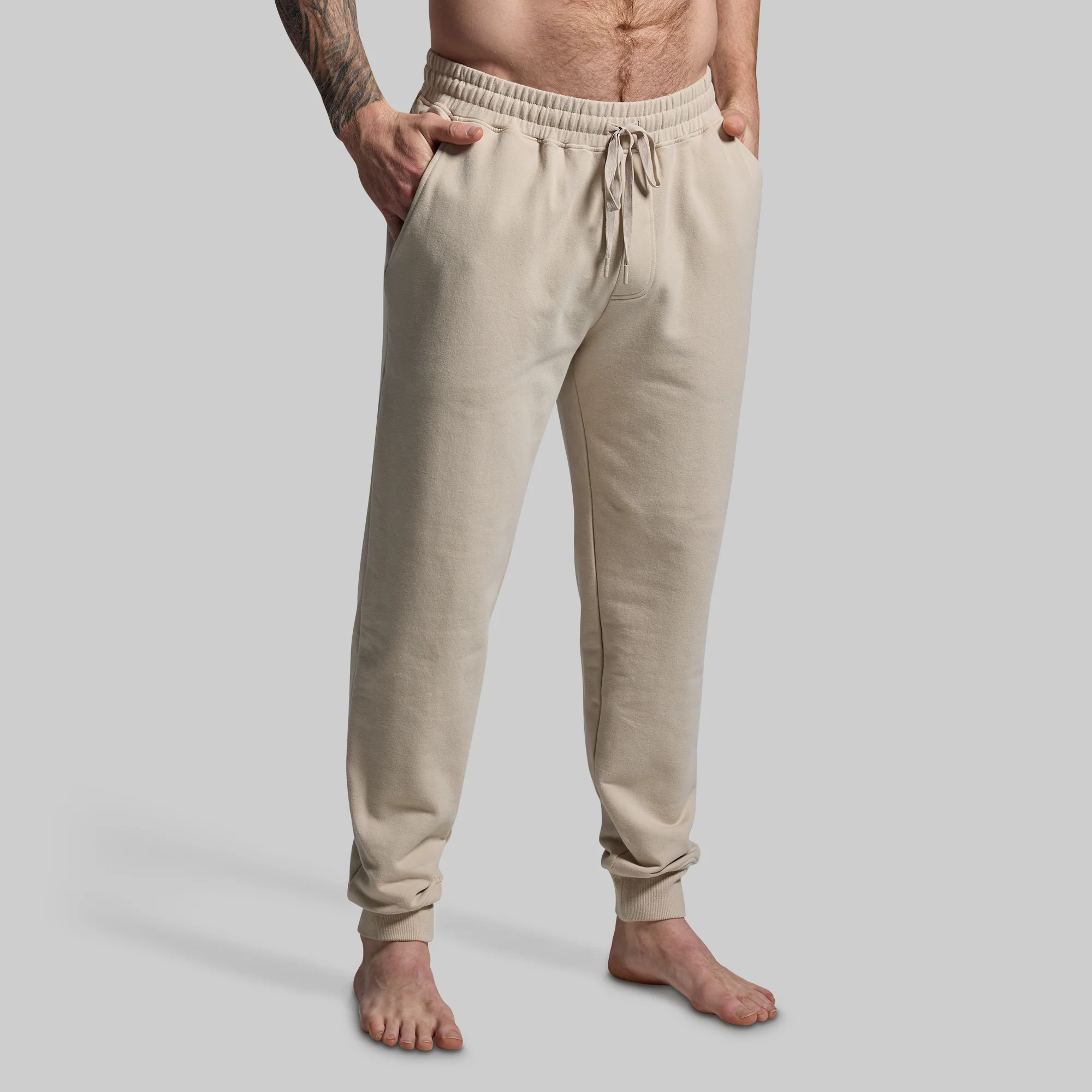 Men's Unmatched Jogger Set (Pumice) - Image 2