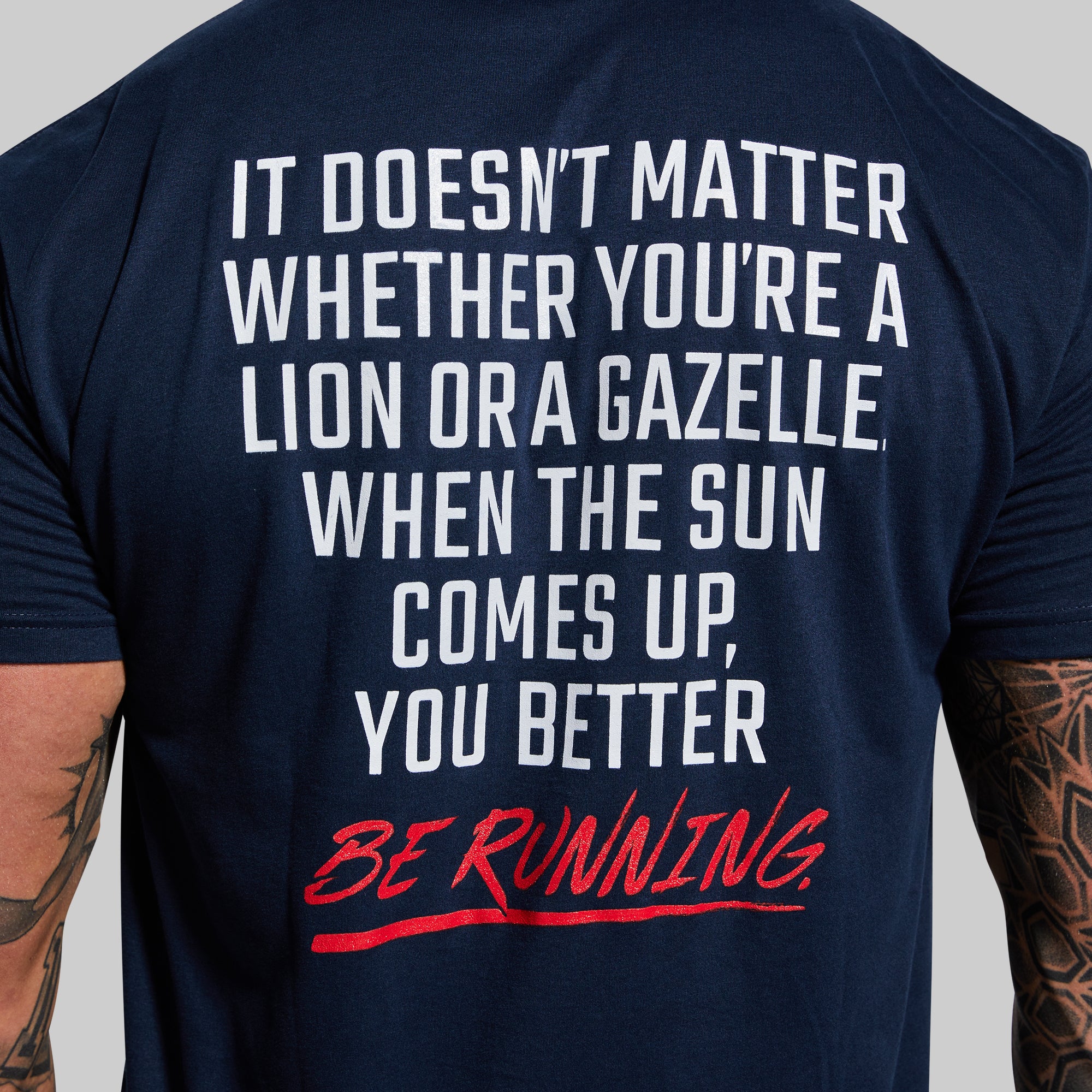 Modern Savage Tee (Navy) - Image 3