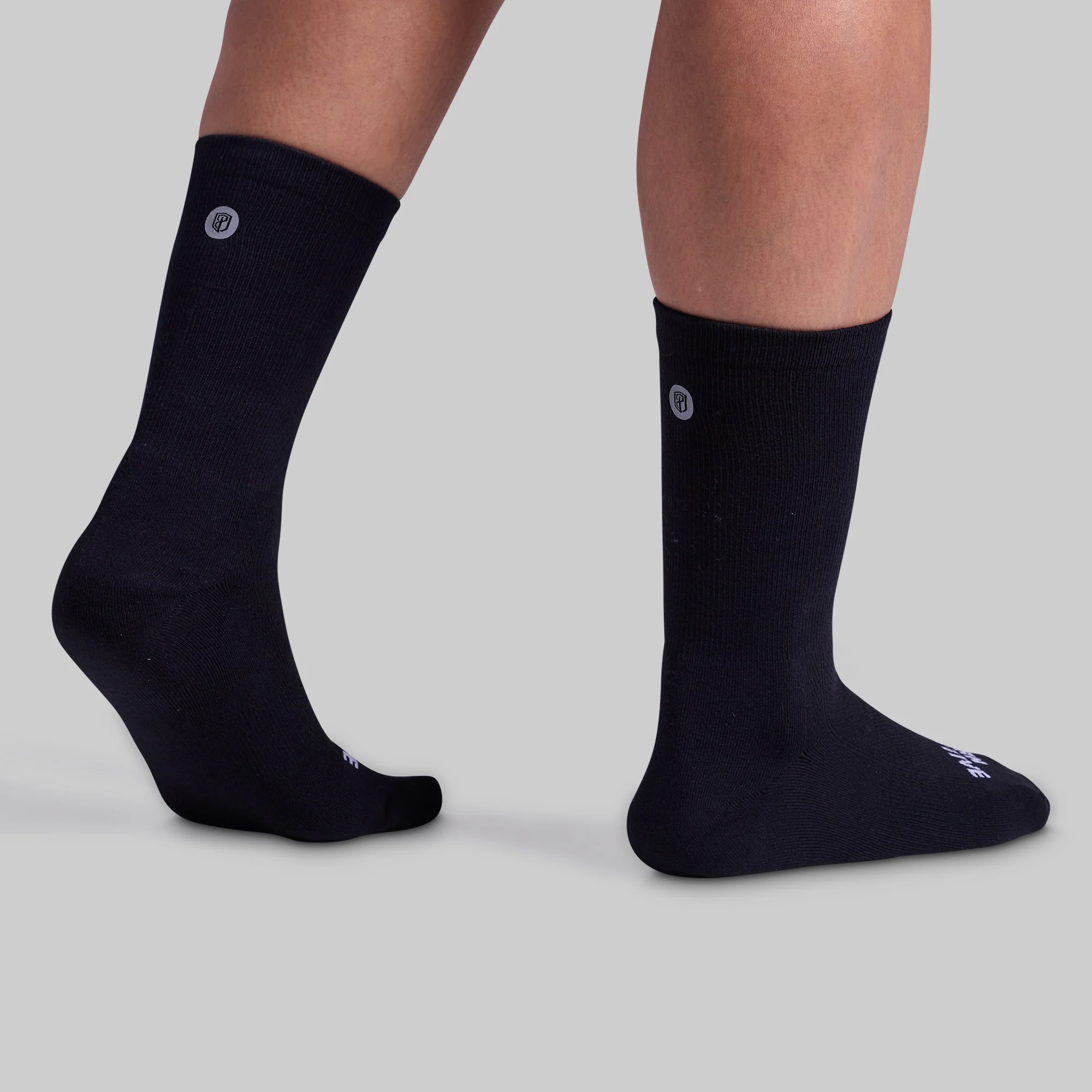 Performance Crew Sock 3-Pack (Black) - Image 5