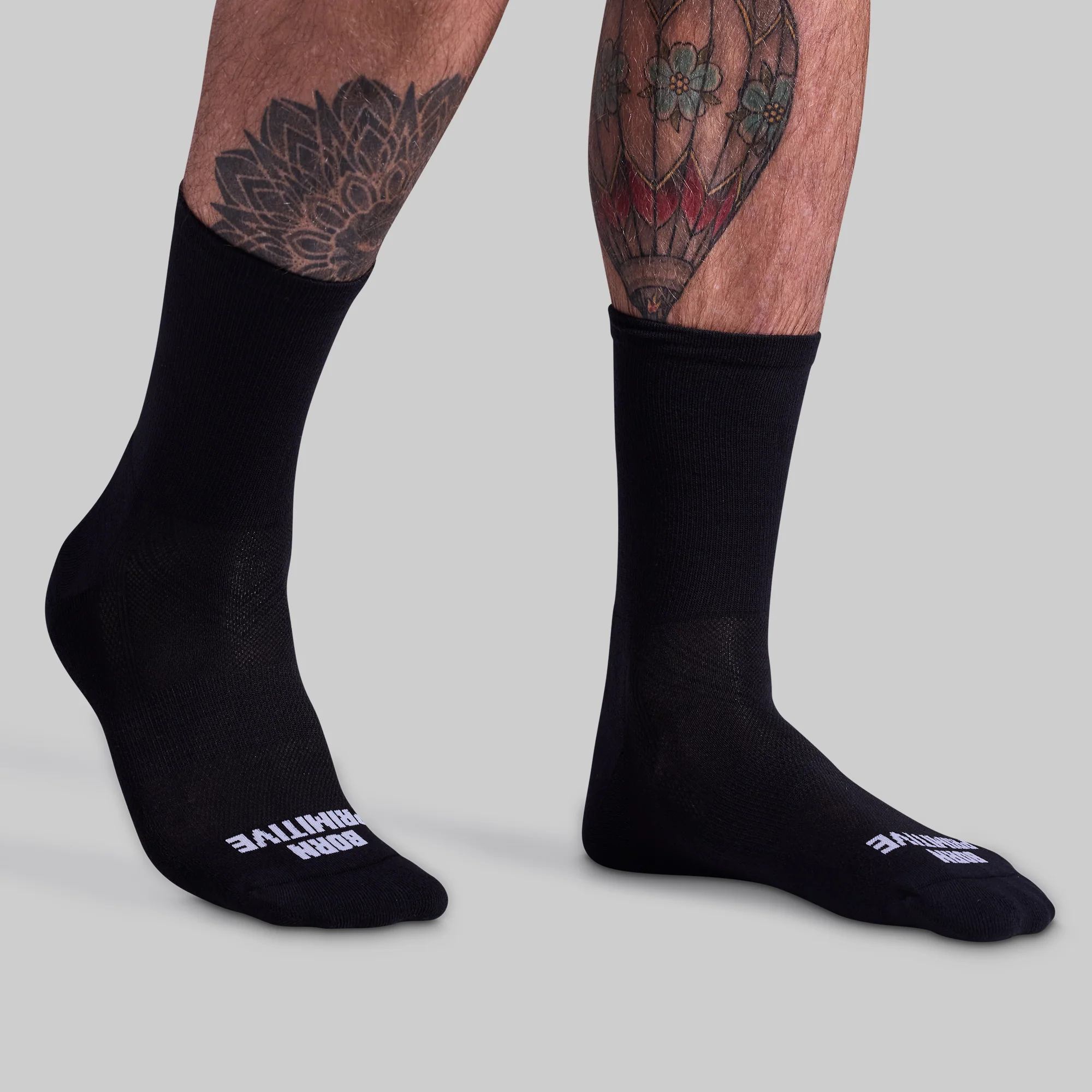 Performance Crew Sock 3-Pack (Black) - Image 4