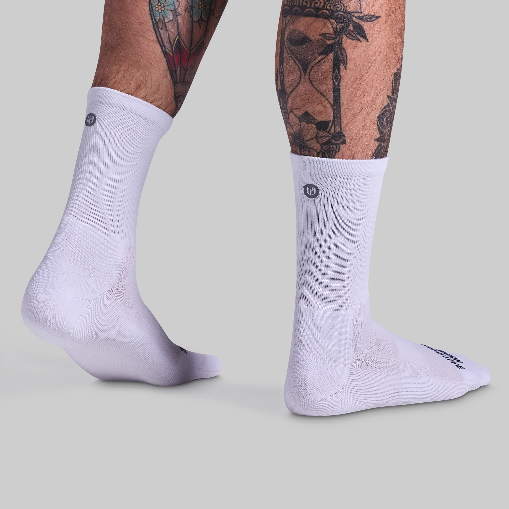Performance Crew Sock 3-Pack (White) - Image 5