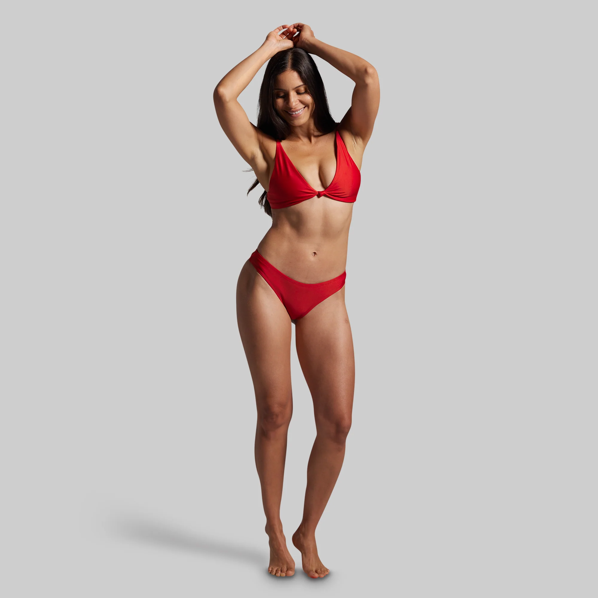 Sun Seeker Cheeky Thong Set (Bright Red) - Image 2