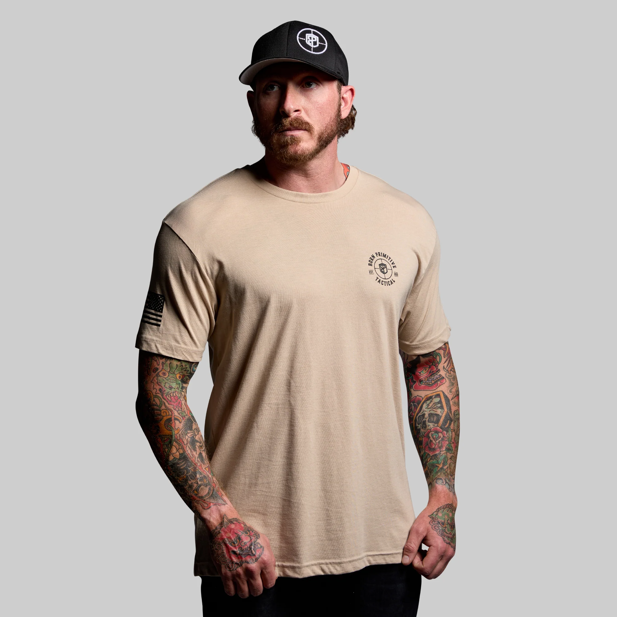 Tactical Reaper Tee (Tan) - Image 2