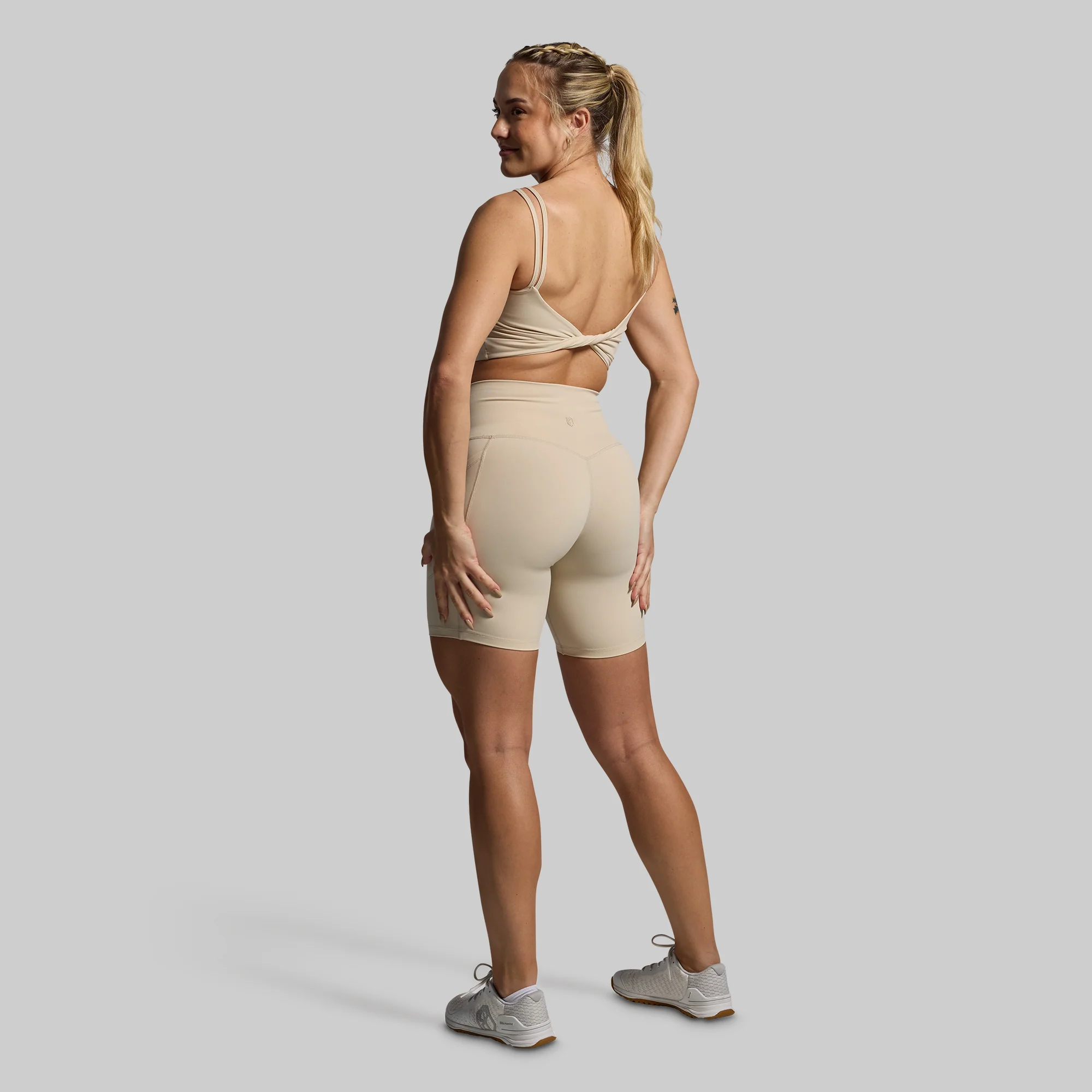 Tempo Biker Short (Oatmeal) - Image 7