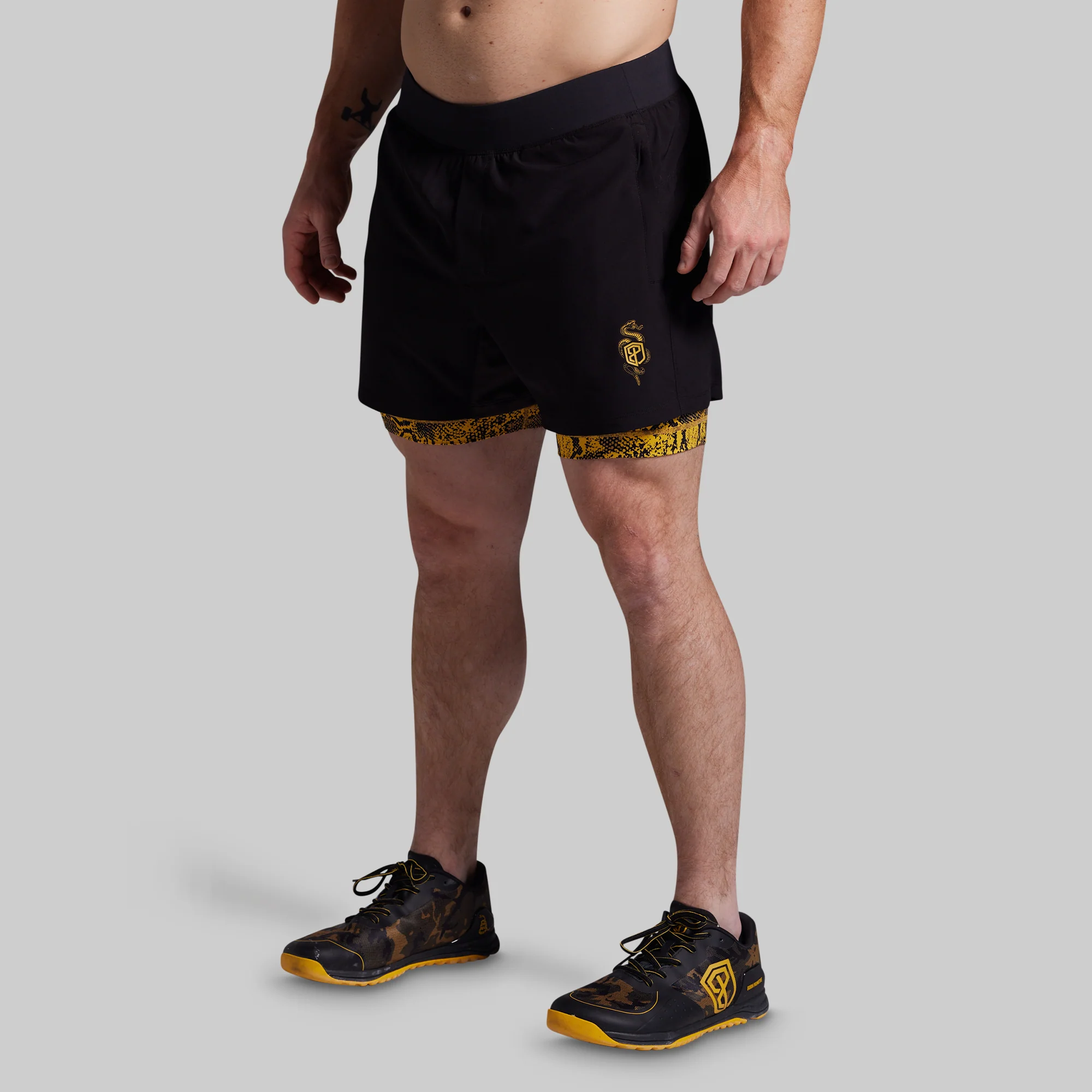 Versatile Short w/ Compression 5" (Don't Tread On Me) - Image 5