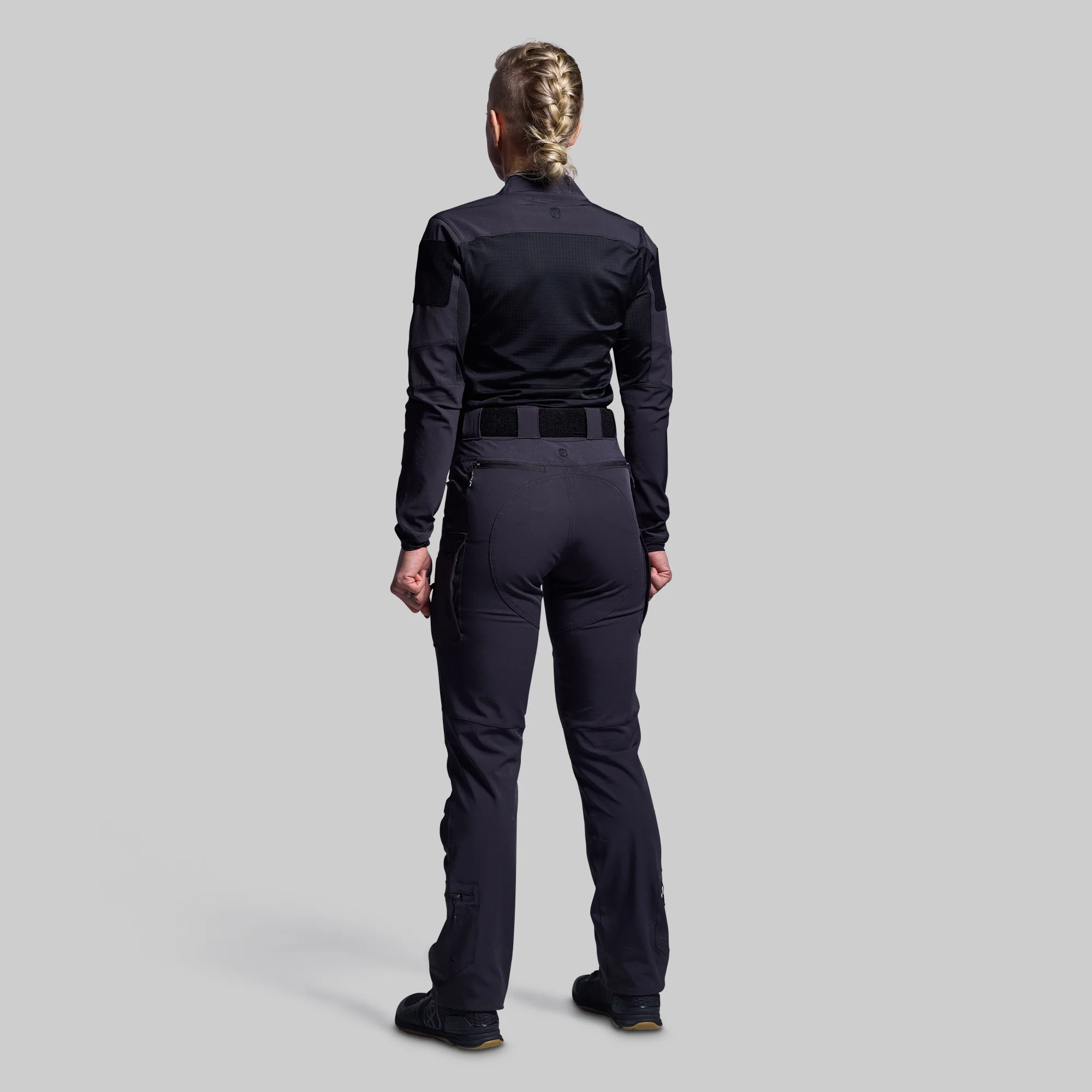 Women's Long Sleeve Op Top Pro (Black) - Image 10