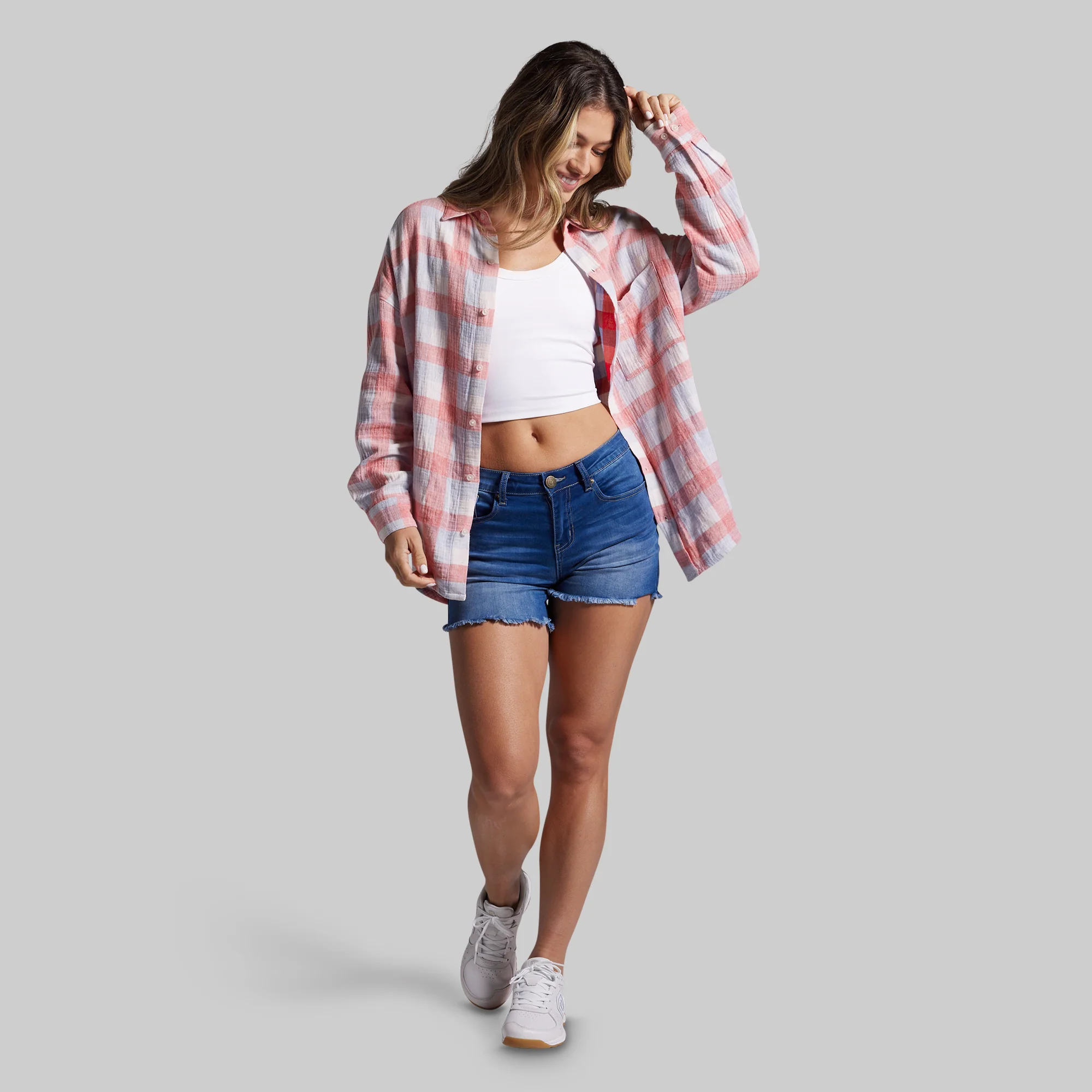 Women's Oversized Summer Plaid (Vintage USA) - Image 6