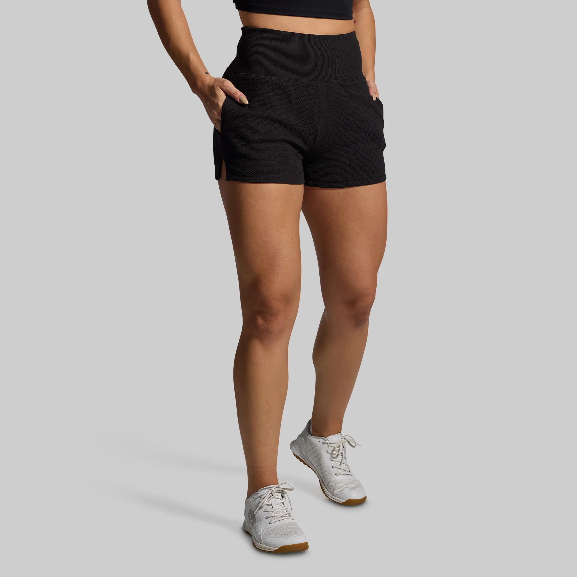 Women's Revive Cloud Short Set (Black) - Image 3