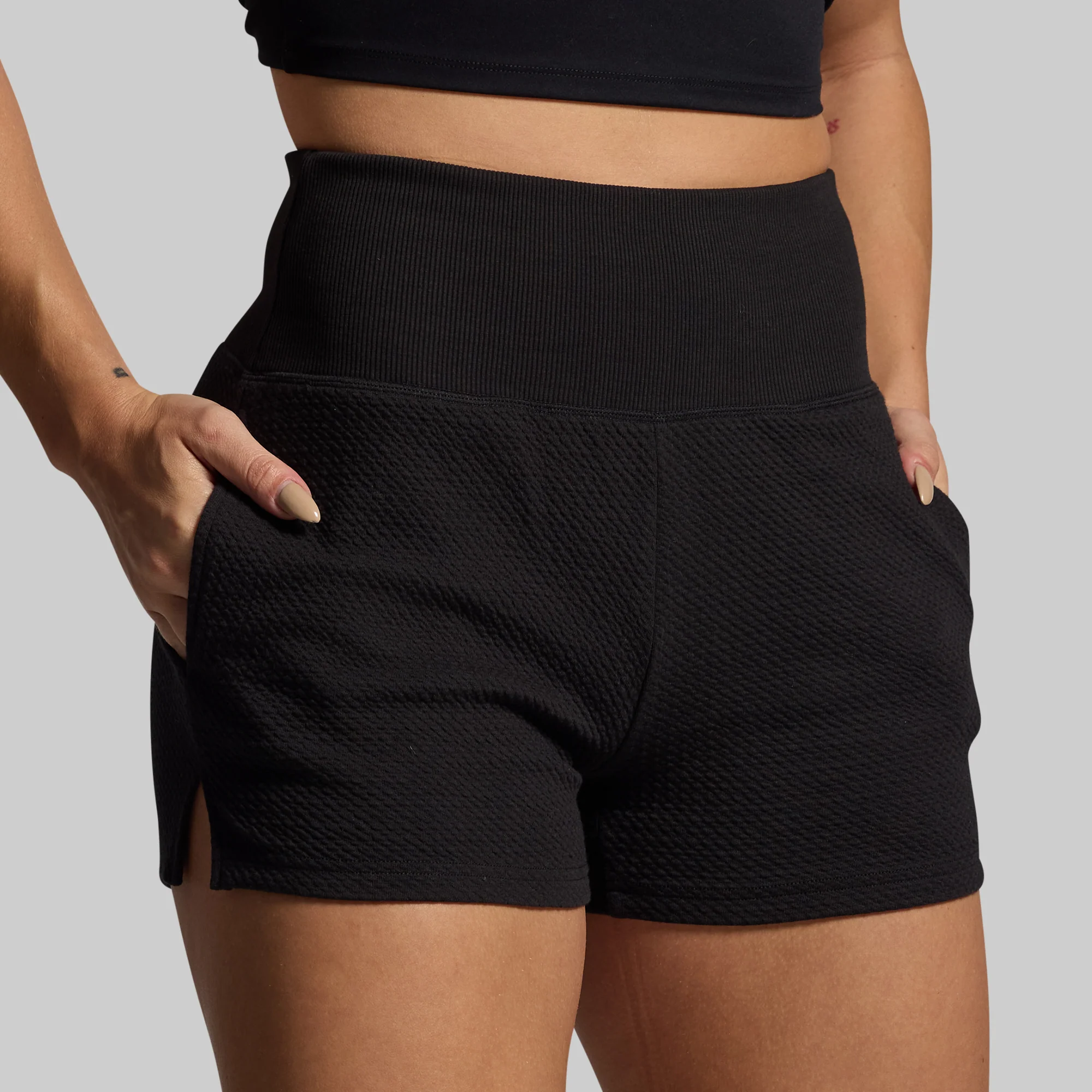 Women's Revive Cloud Short Set (Black) - Image 5