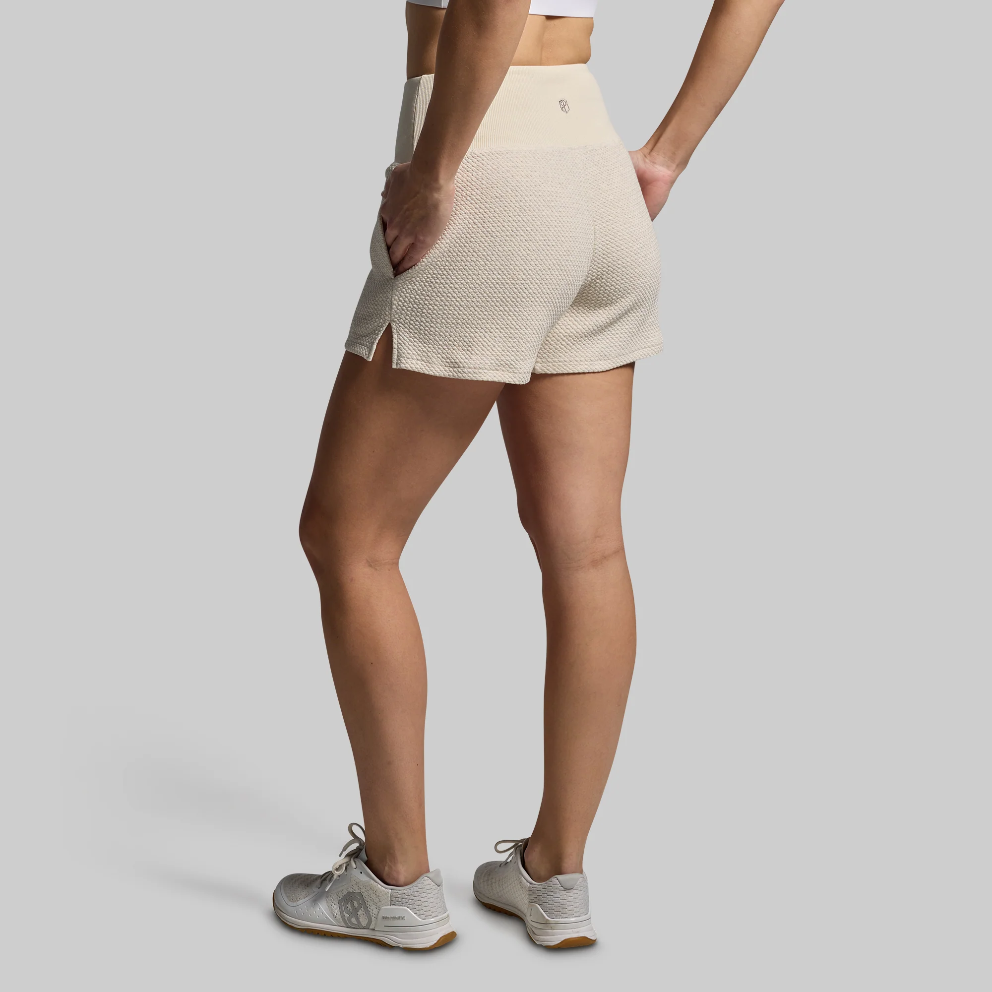 Women's Revive Cloud Short Set (Heather Oatmeal) - Image 5