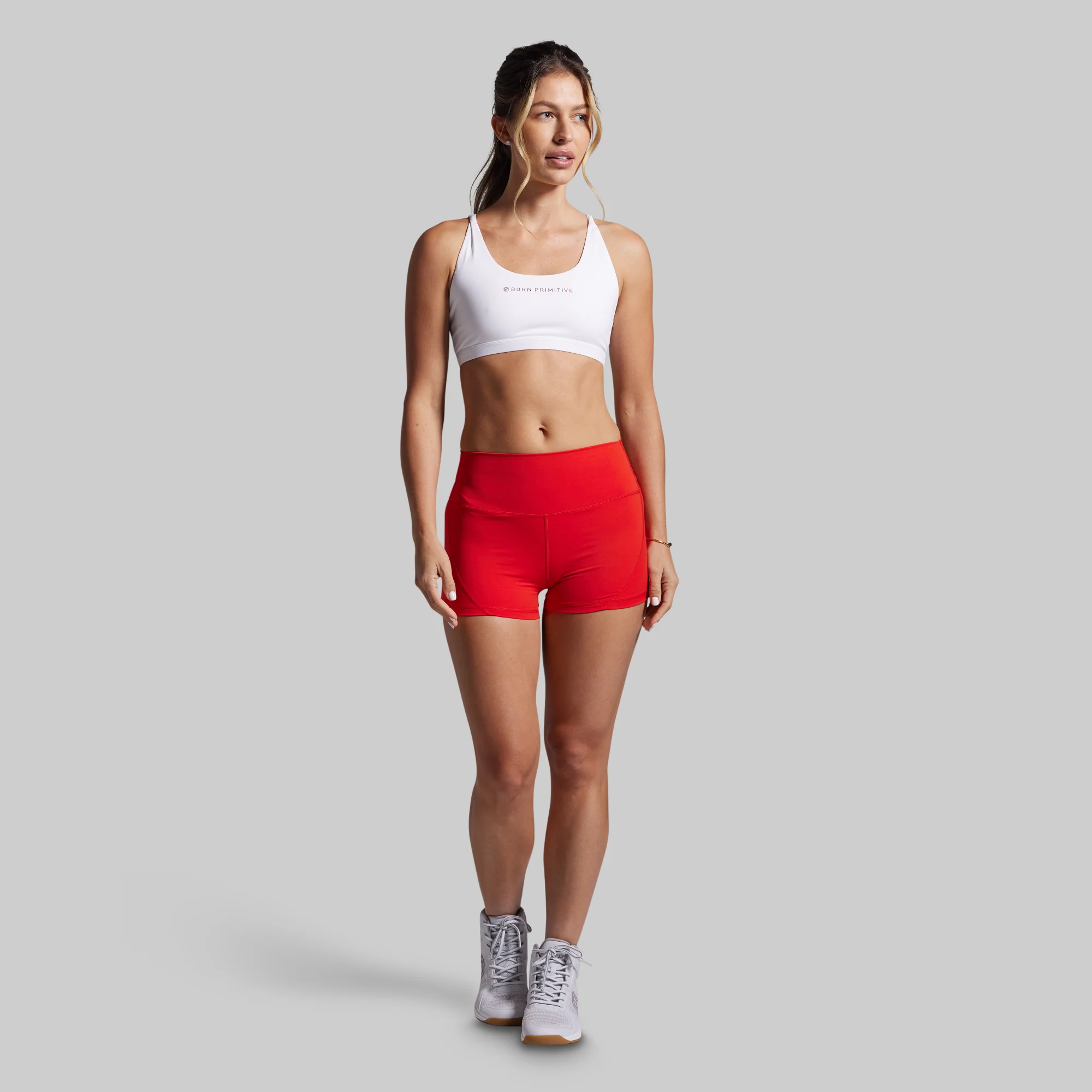 Your Go To Booty Short Set (Regal/White) - Image 2