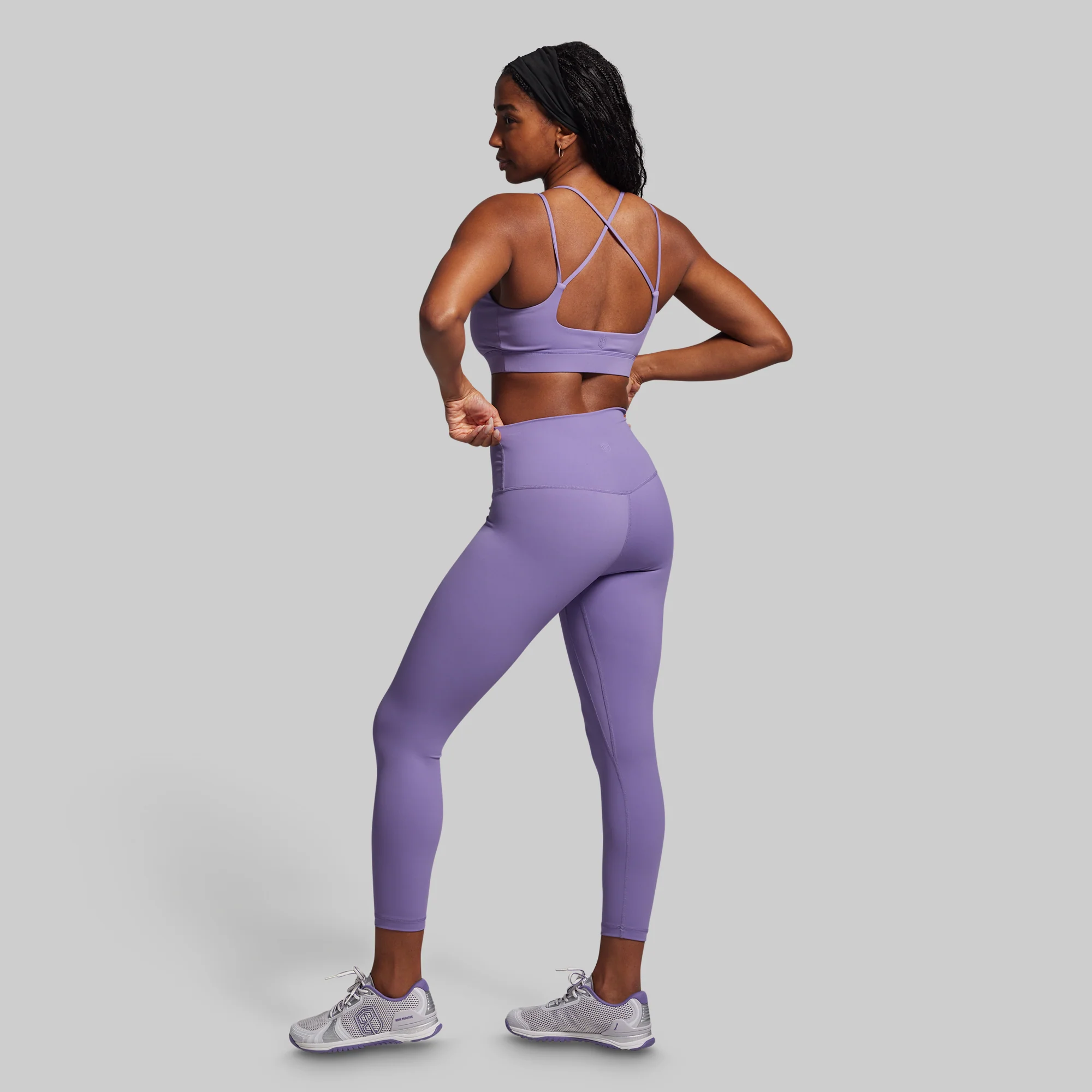 Exhale Sports Bra (Soft Grape) - Image 4